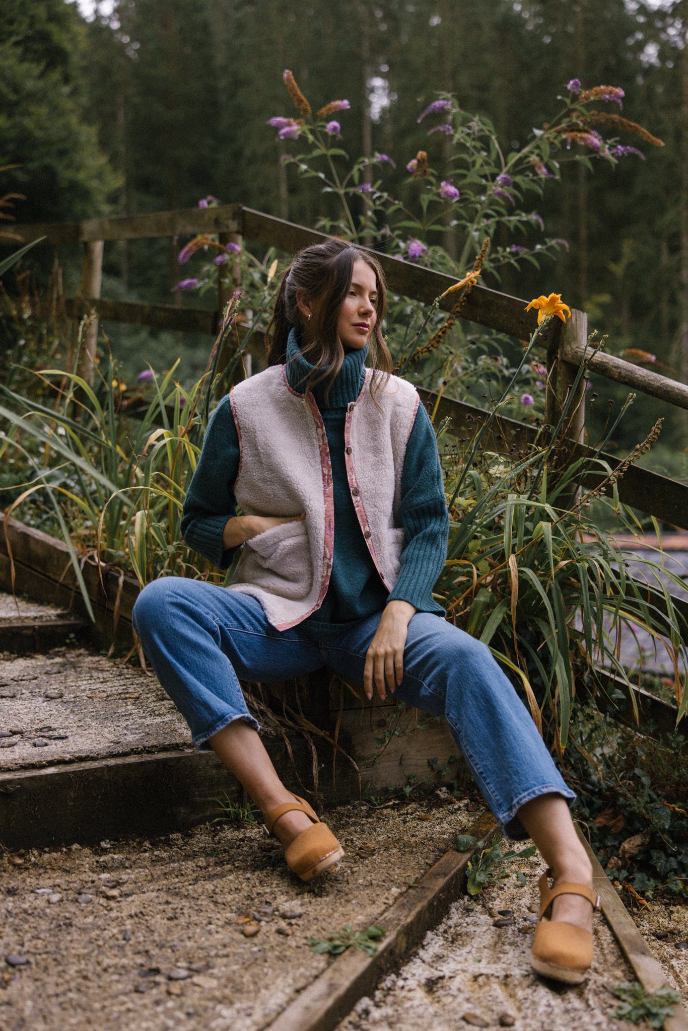 Grace Gilet - Block Print