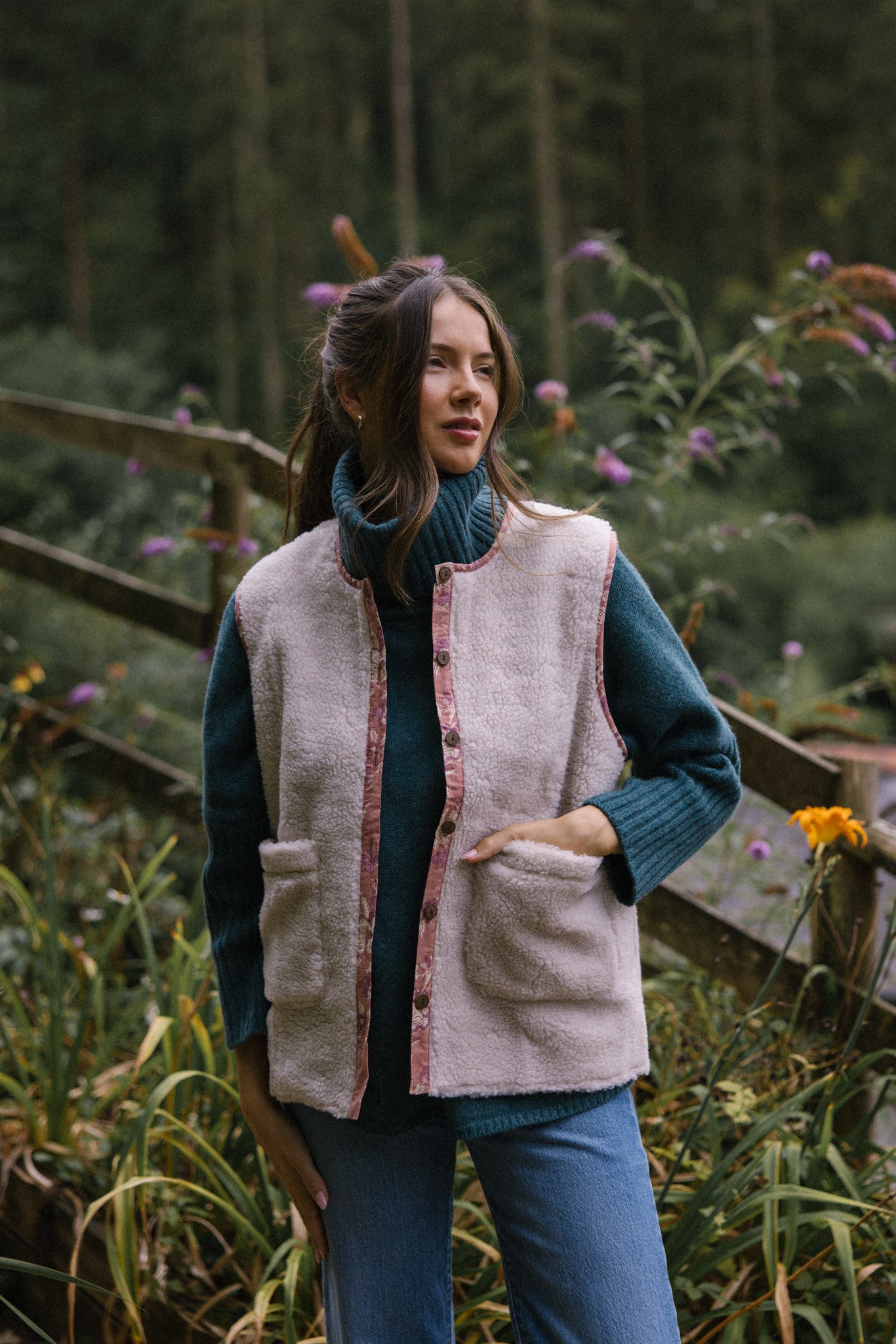 Grace Gilet - Block Print