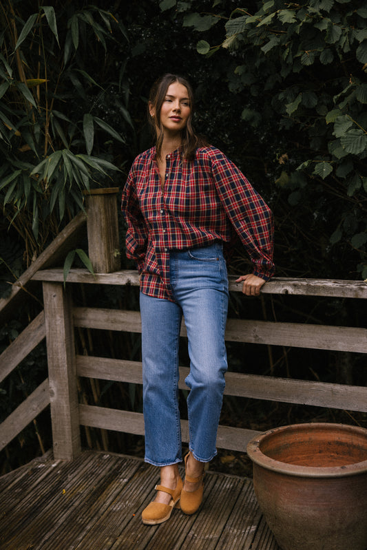Kitty Shirt - Tartan Check