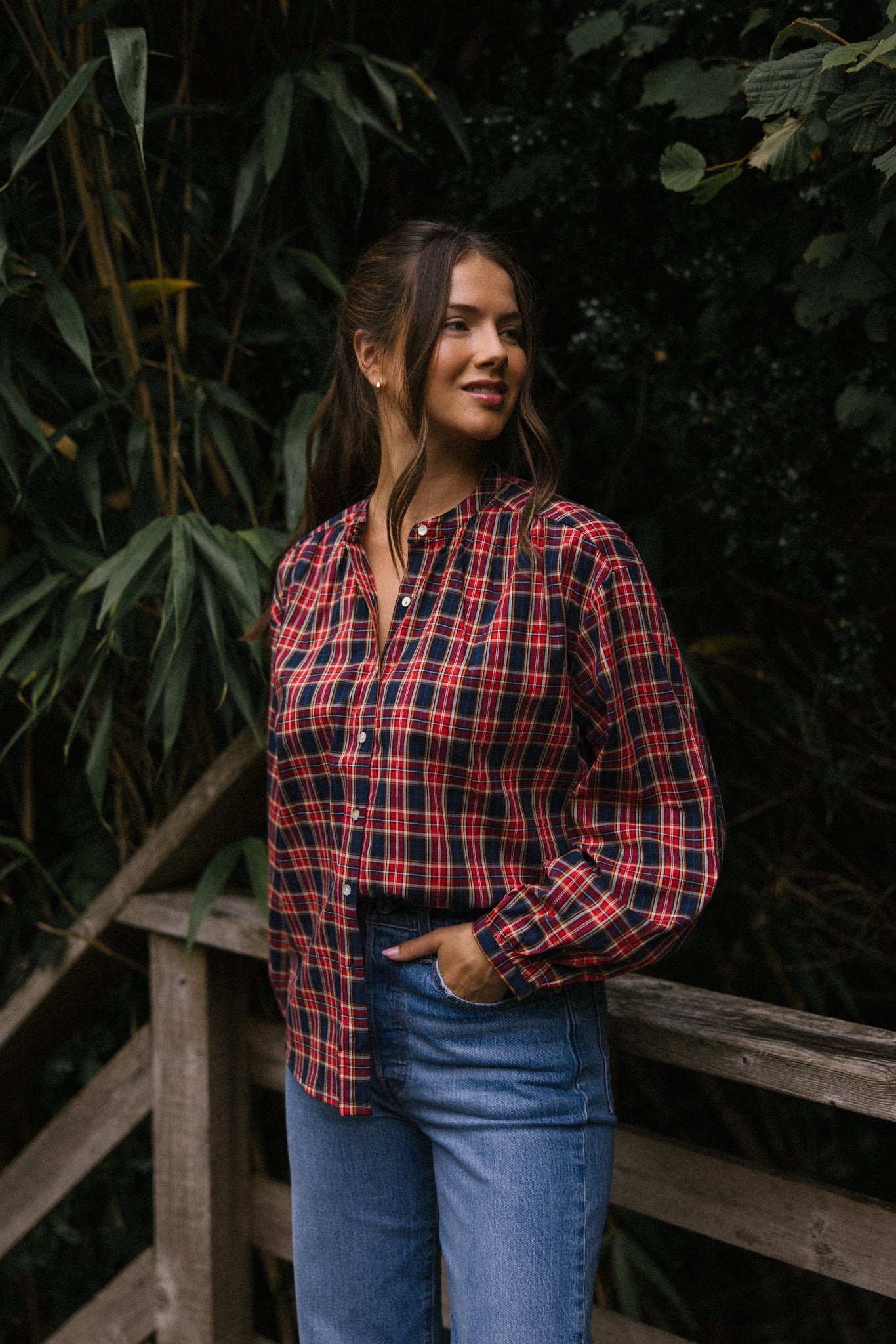 Kitty Shirt - Tartan Check