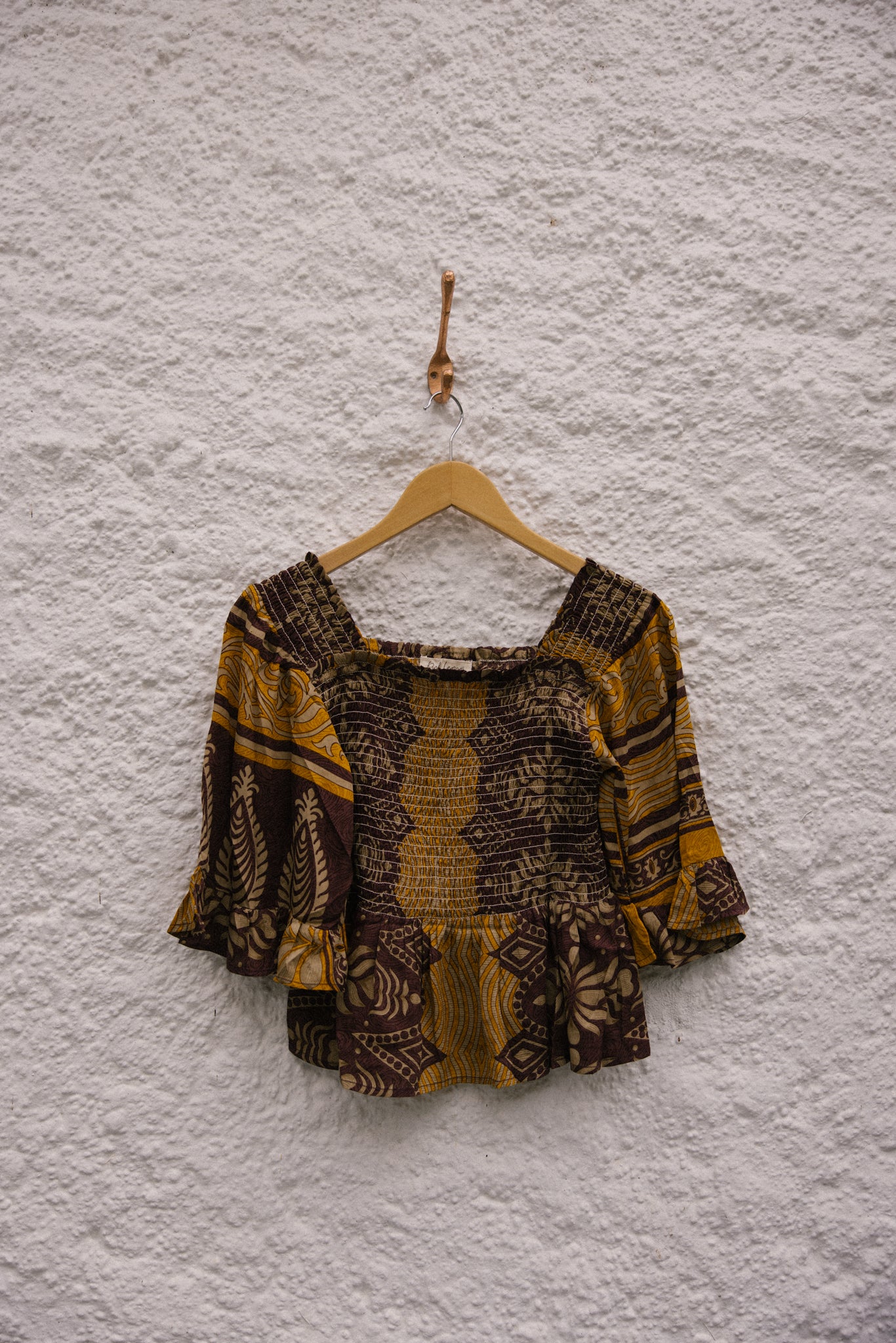 Joelyn Silk Smock Blouse - M - 114