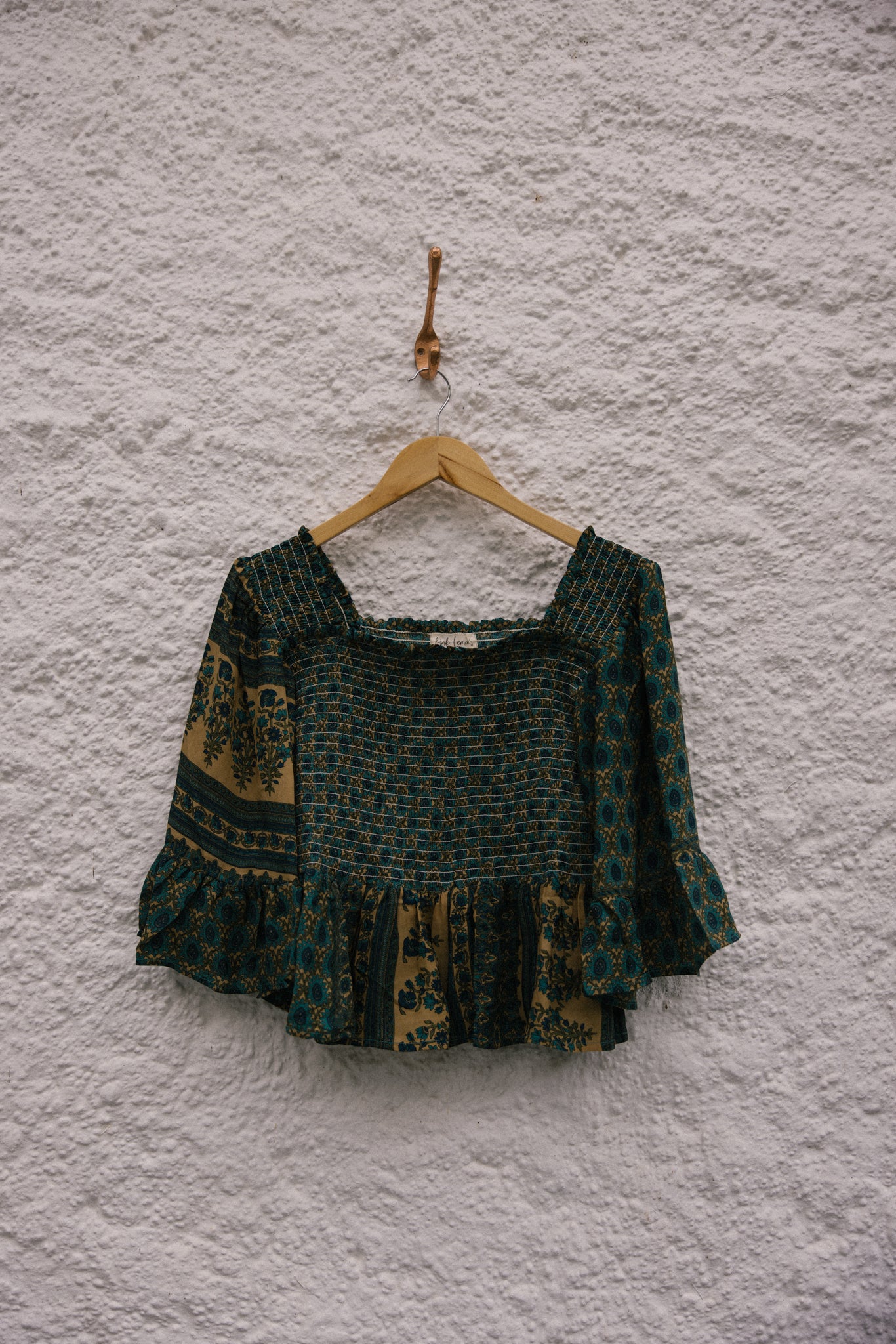 Joelyn Silk Smock Blouse - L - 122