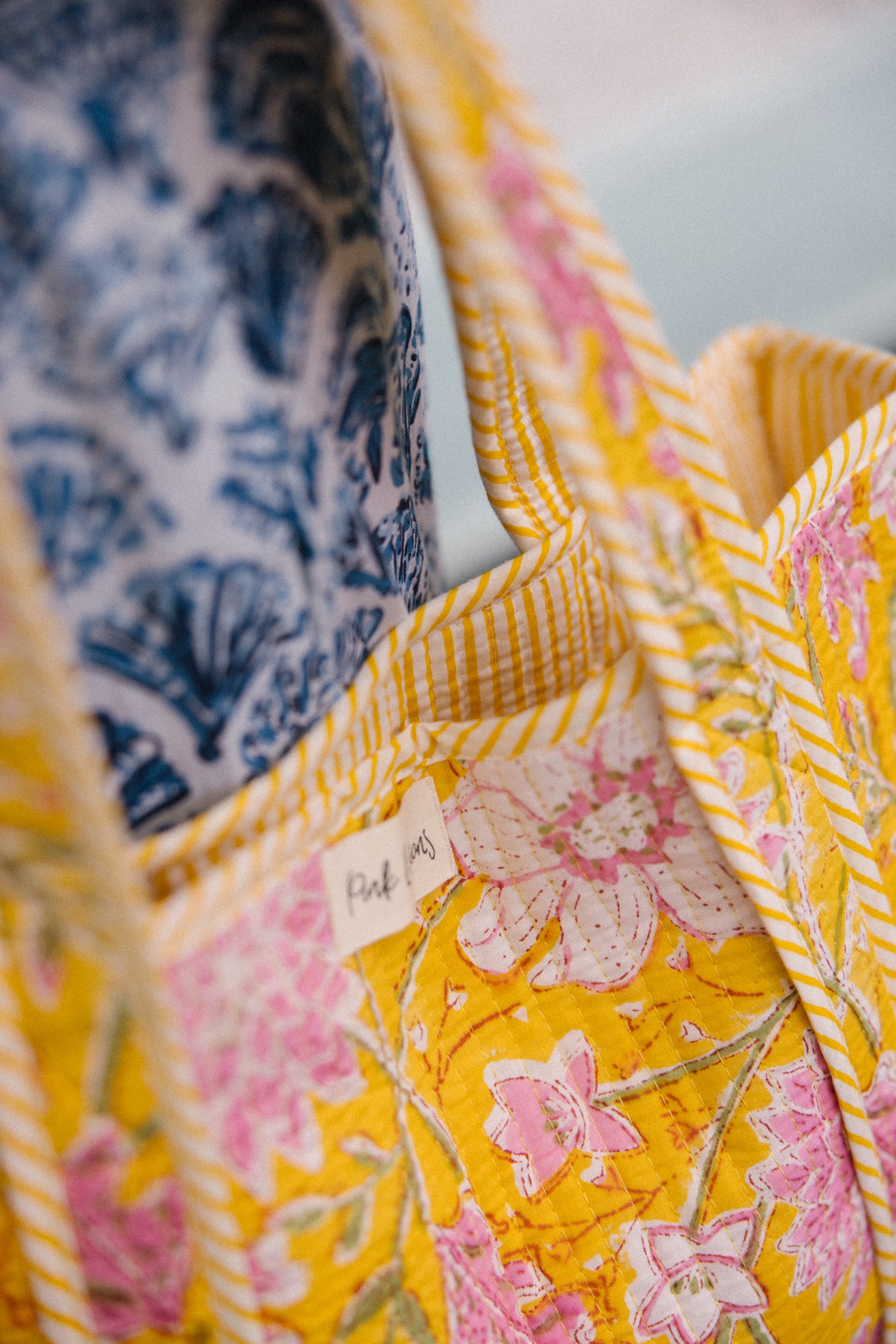 Quilted Tote Bag - Marigold