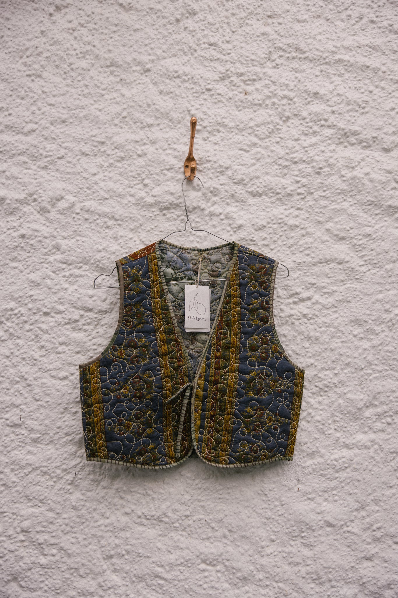Melissa Silk Reversible Waistcoat M - 064