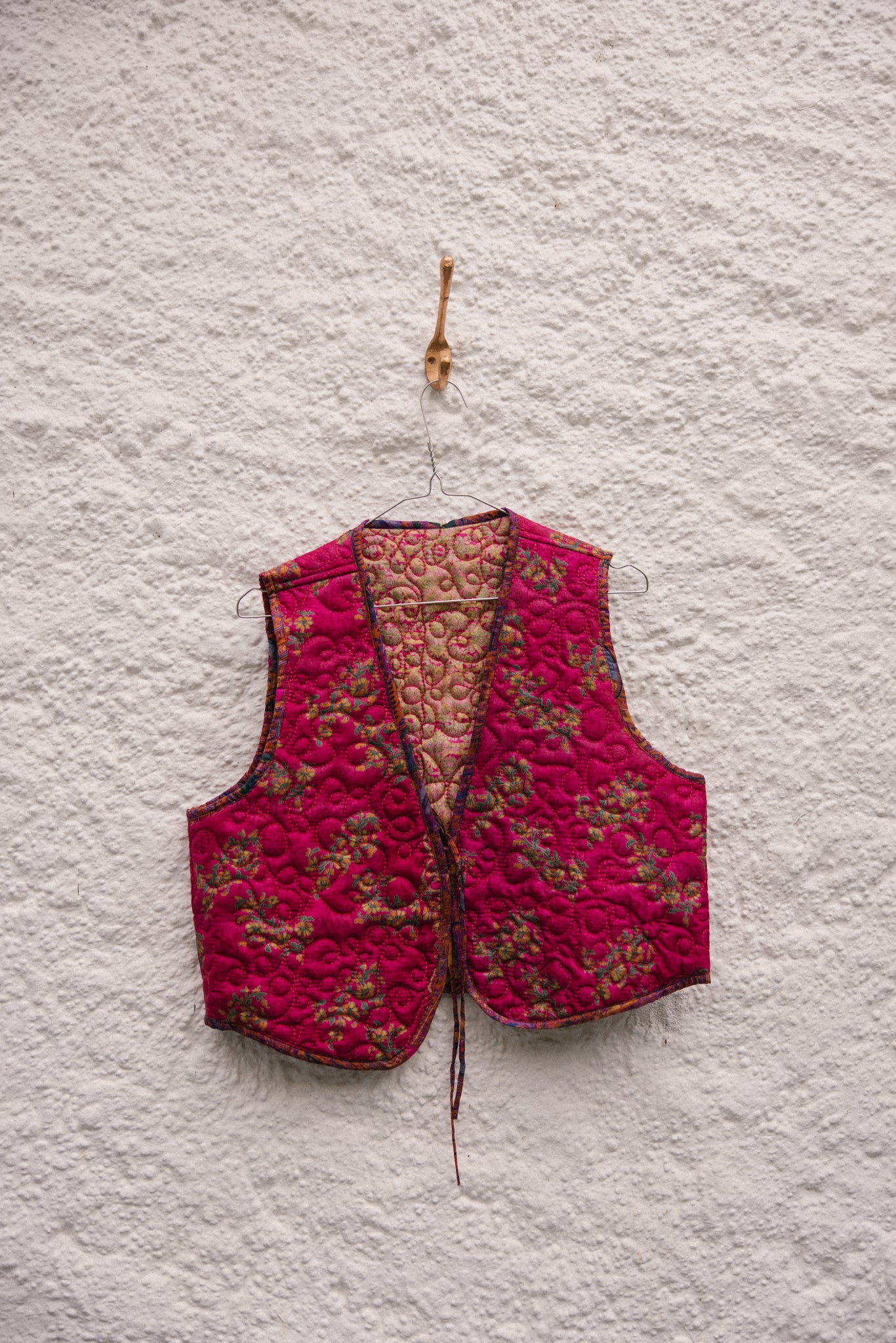 Melissa Silk Reversible Waistcoat XL - 039