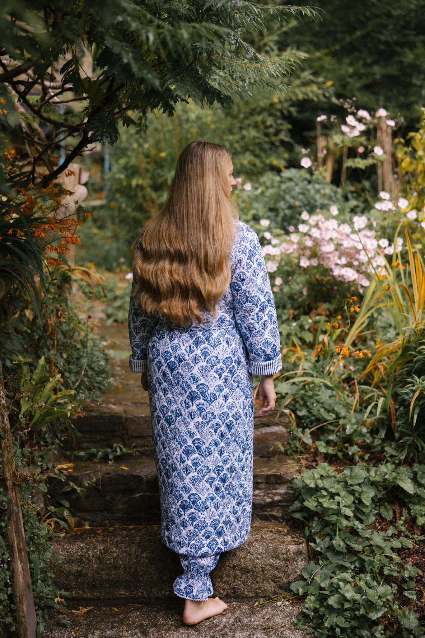 Quilted Dressing Gown - Sea Shell - AVAILABLE FOR PRE-ORDER