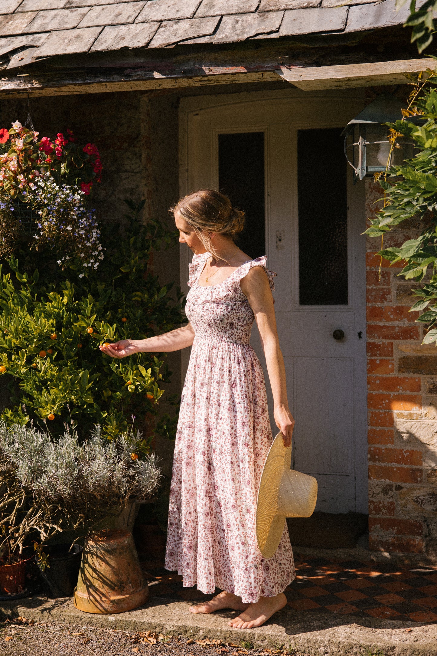Mona Scoop Smock Dress- Earth (AVAILABLE FOR PREORDER )