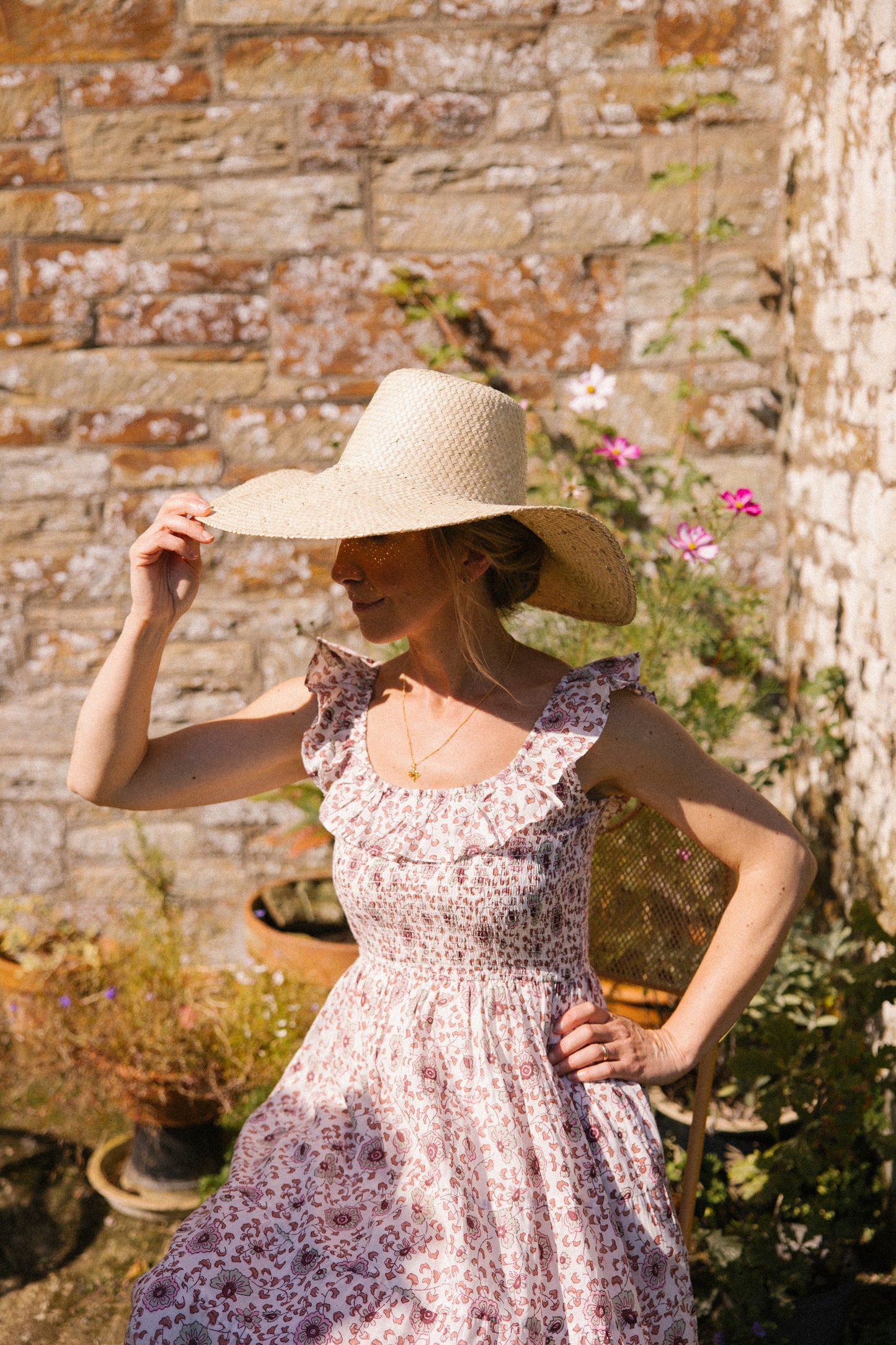 Mona Scoop Smock Dress- Earth (AVAILABLE FOR PREORDER )