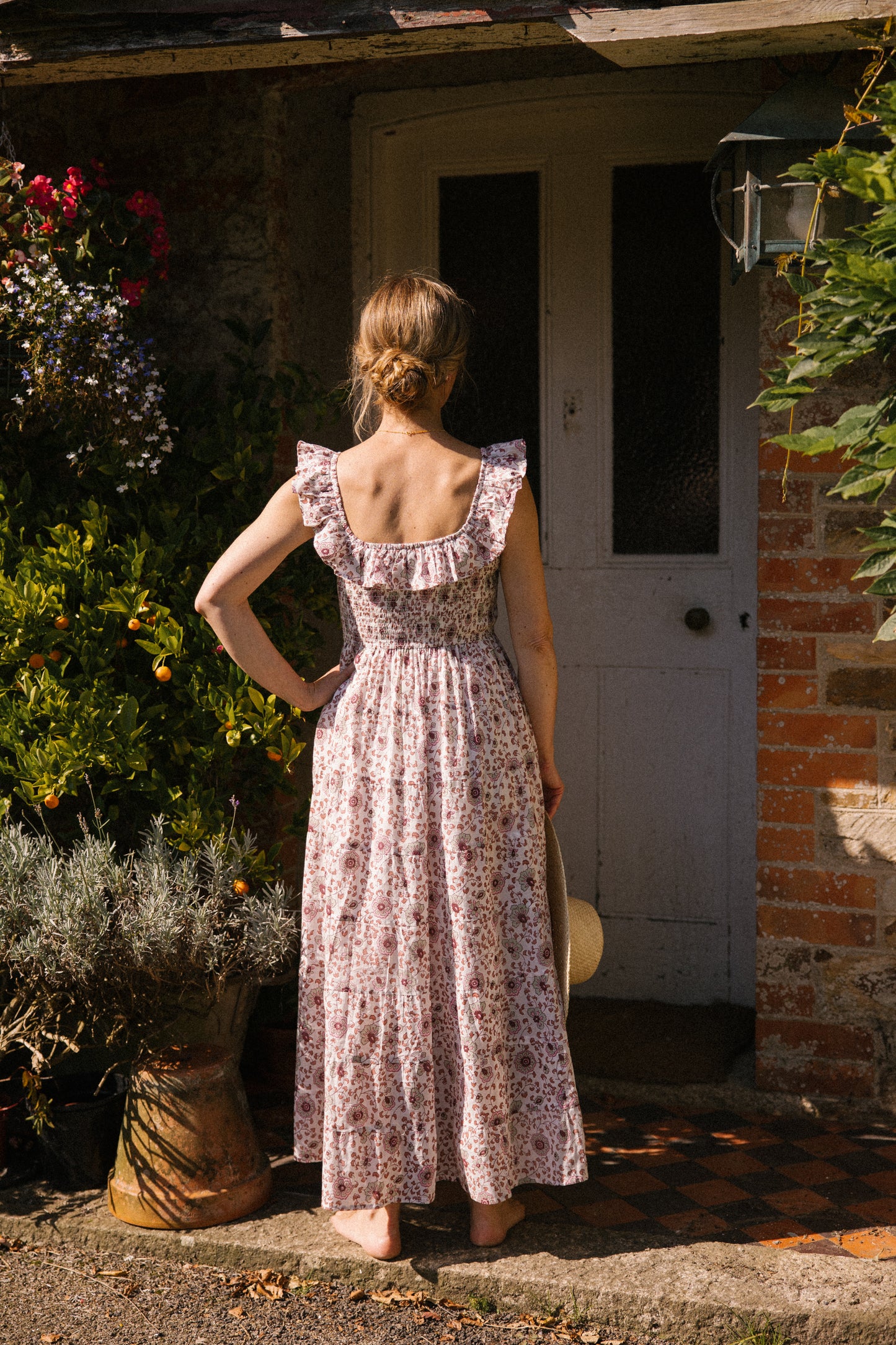 Mona Scoop Smock Dress- Earth (AVAILABLE FOR PREORDER )