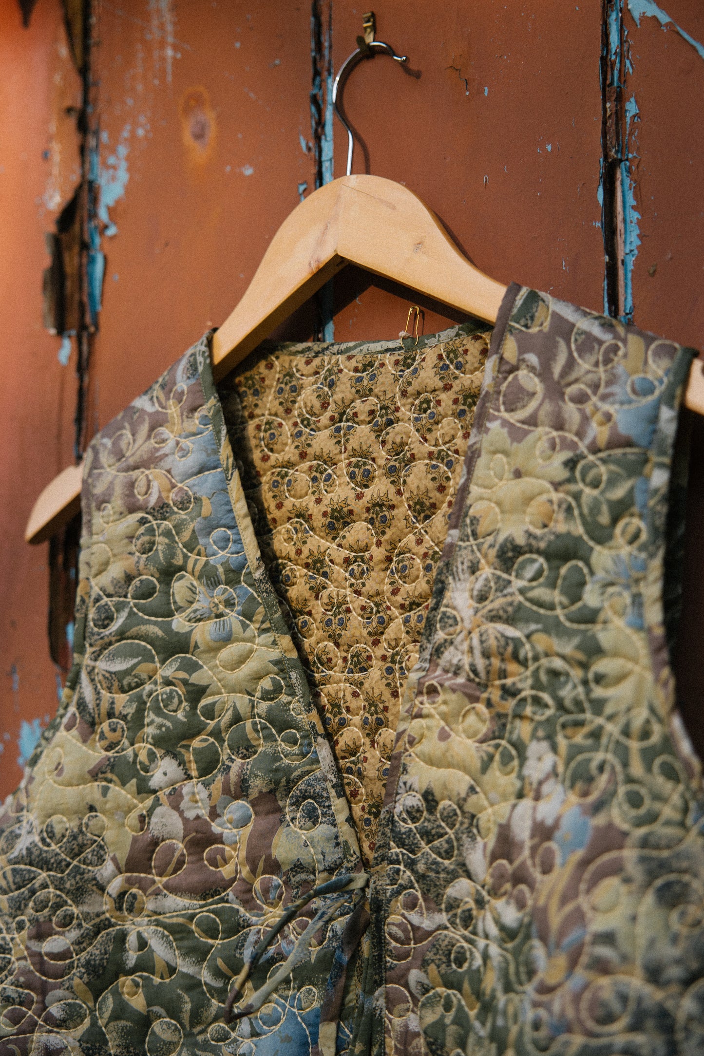 Melissa Silk Reversible Waistcoat M - 063