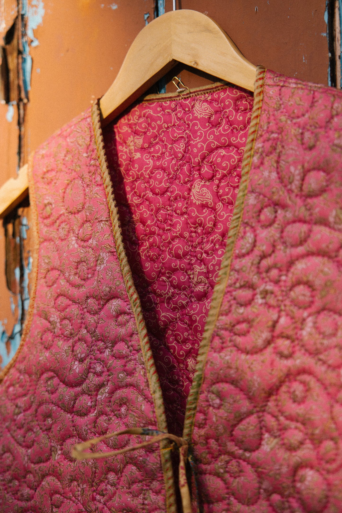 Melissa Silk Reversible Waistcoat - 060