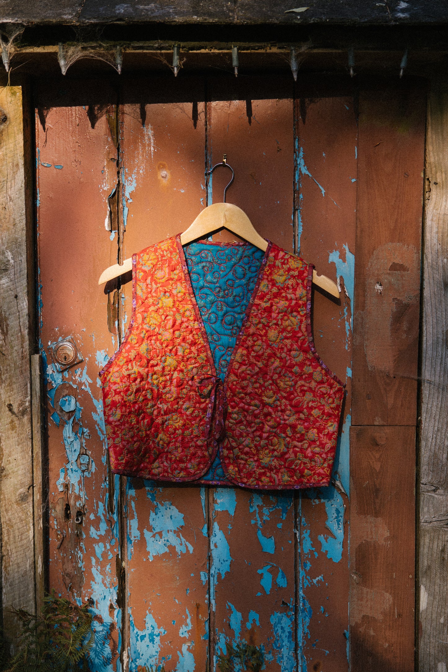 Melissa Silk Reversible Waistcoat M - 066