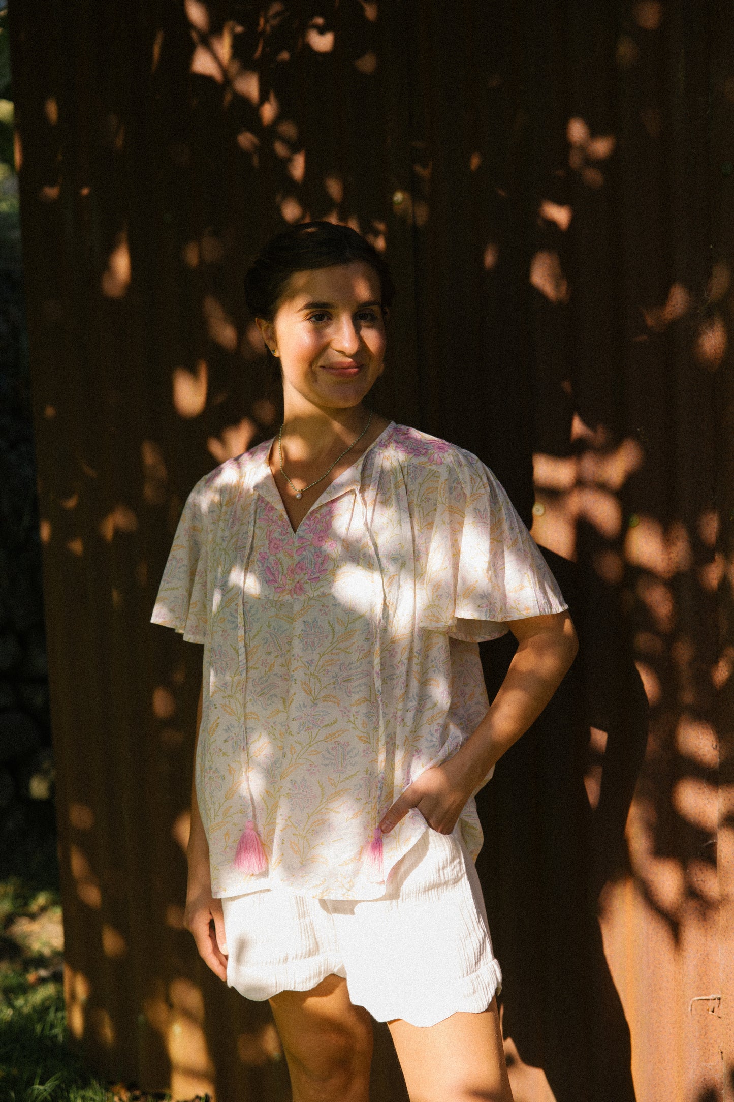 Lolita S/S Blouse - Pastel dream