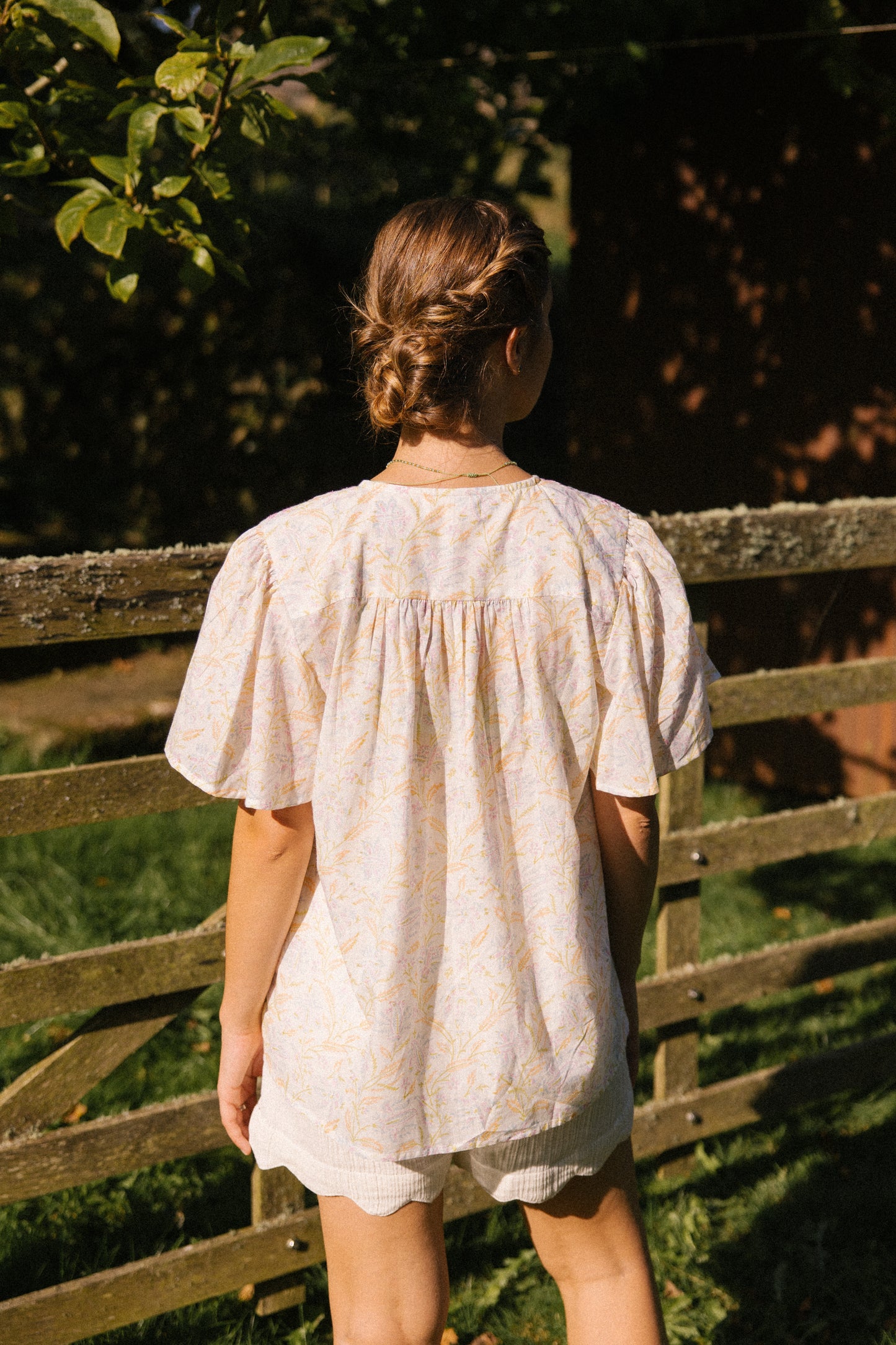 Lolita S/S Blouse - Pastel dream
