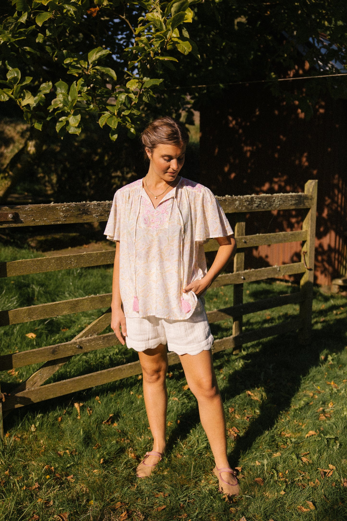 Lolita S/S Blouse - Pastel dream