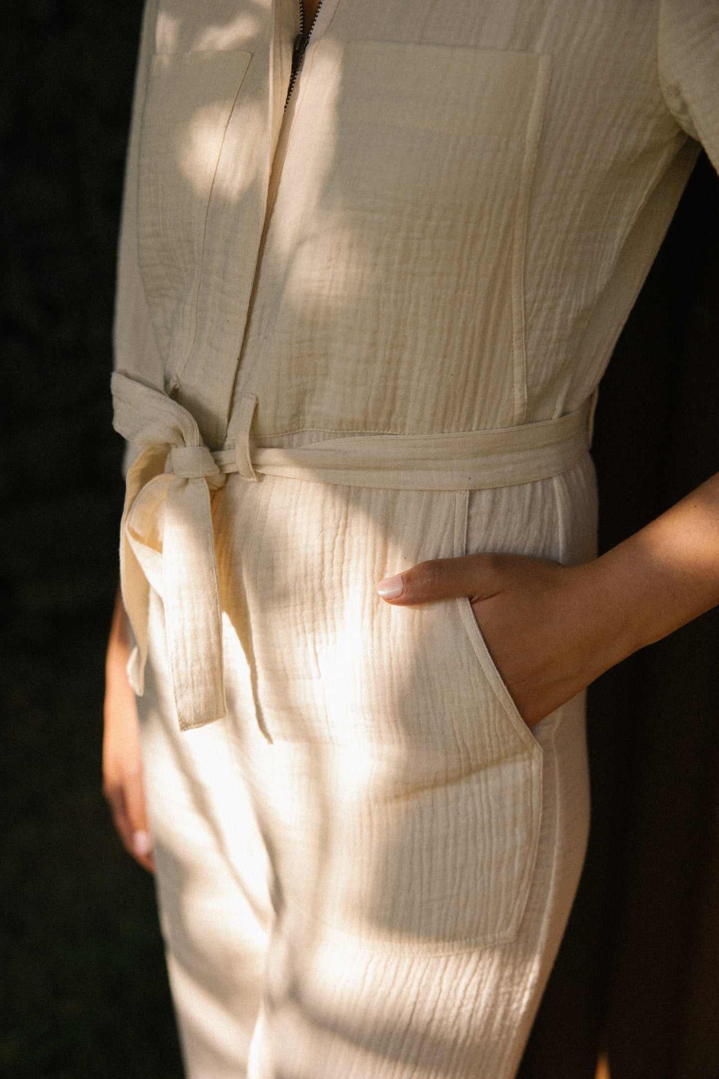 Rosie Jumpsuit -Natural