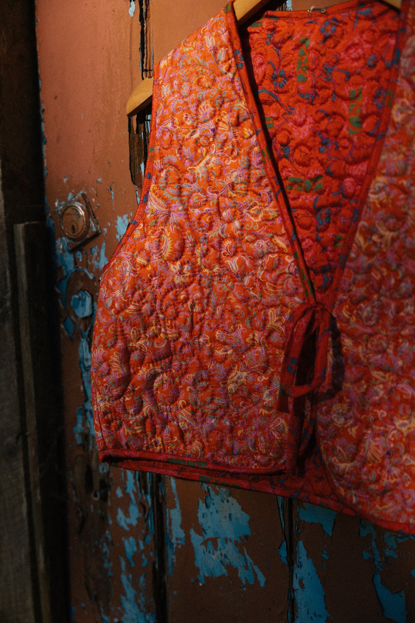 Melissa Silk Reversible Waistcoat L - 072