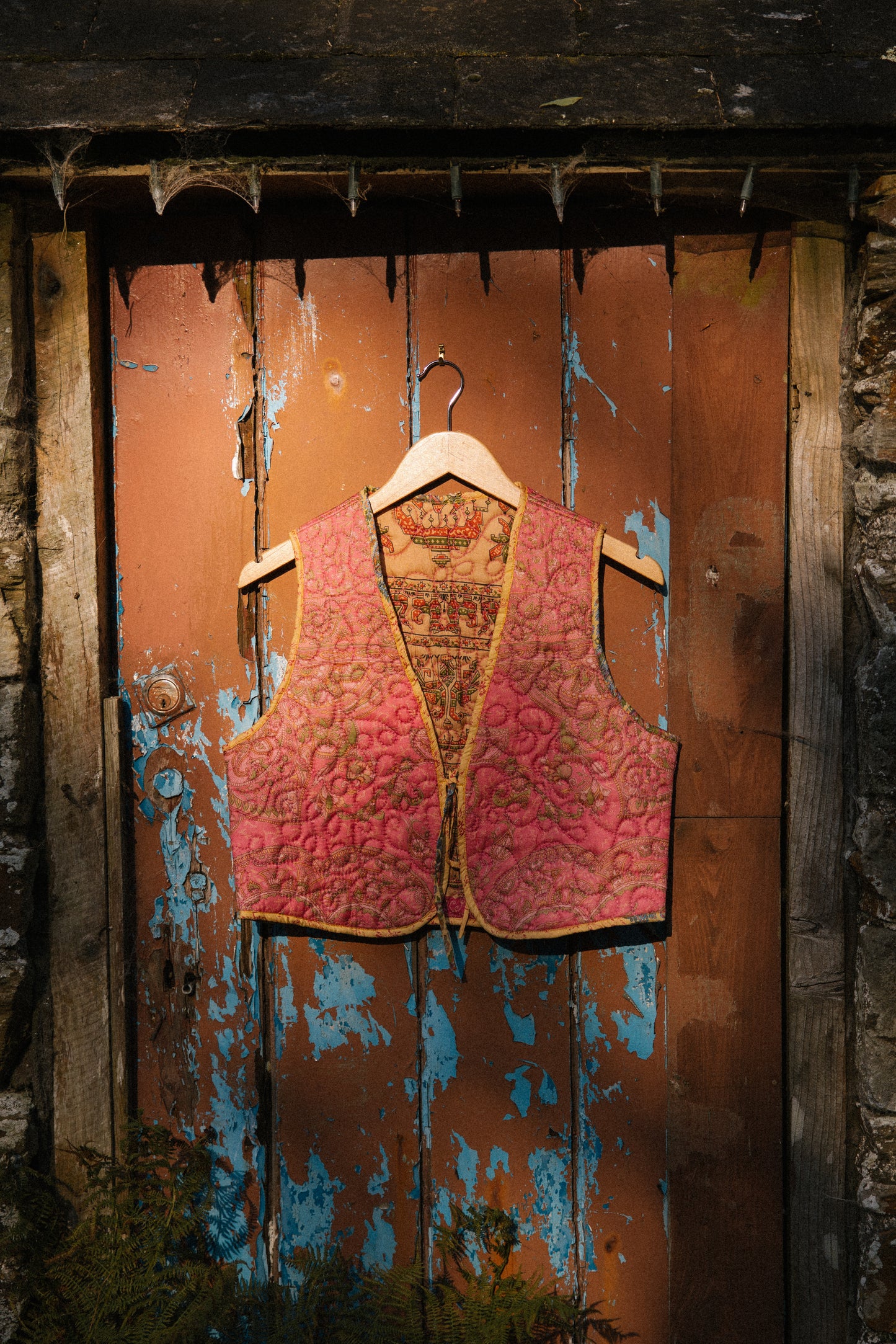 Melissa Silk Reversible Waistcoat L - 071