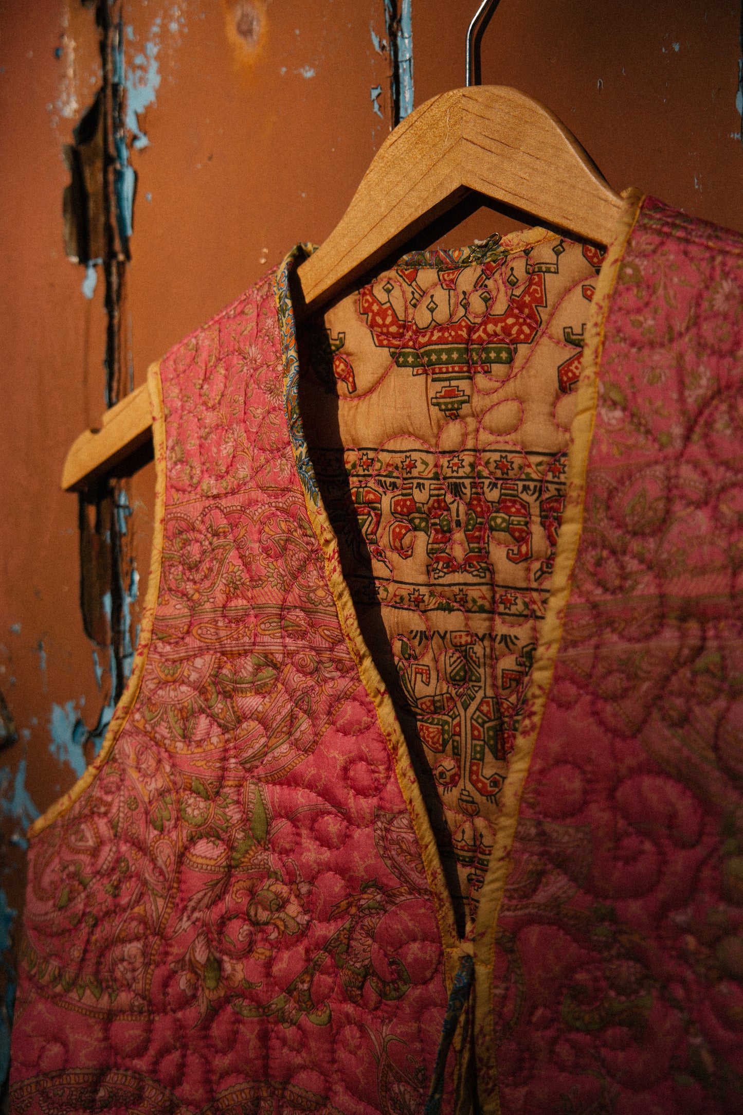 Melissa Silk Reversible Waistcoat L - 071