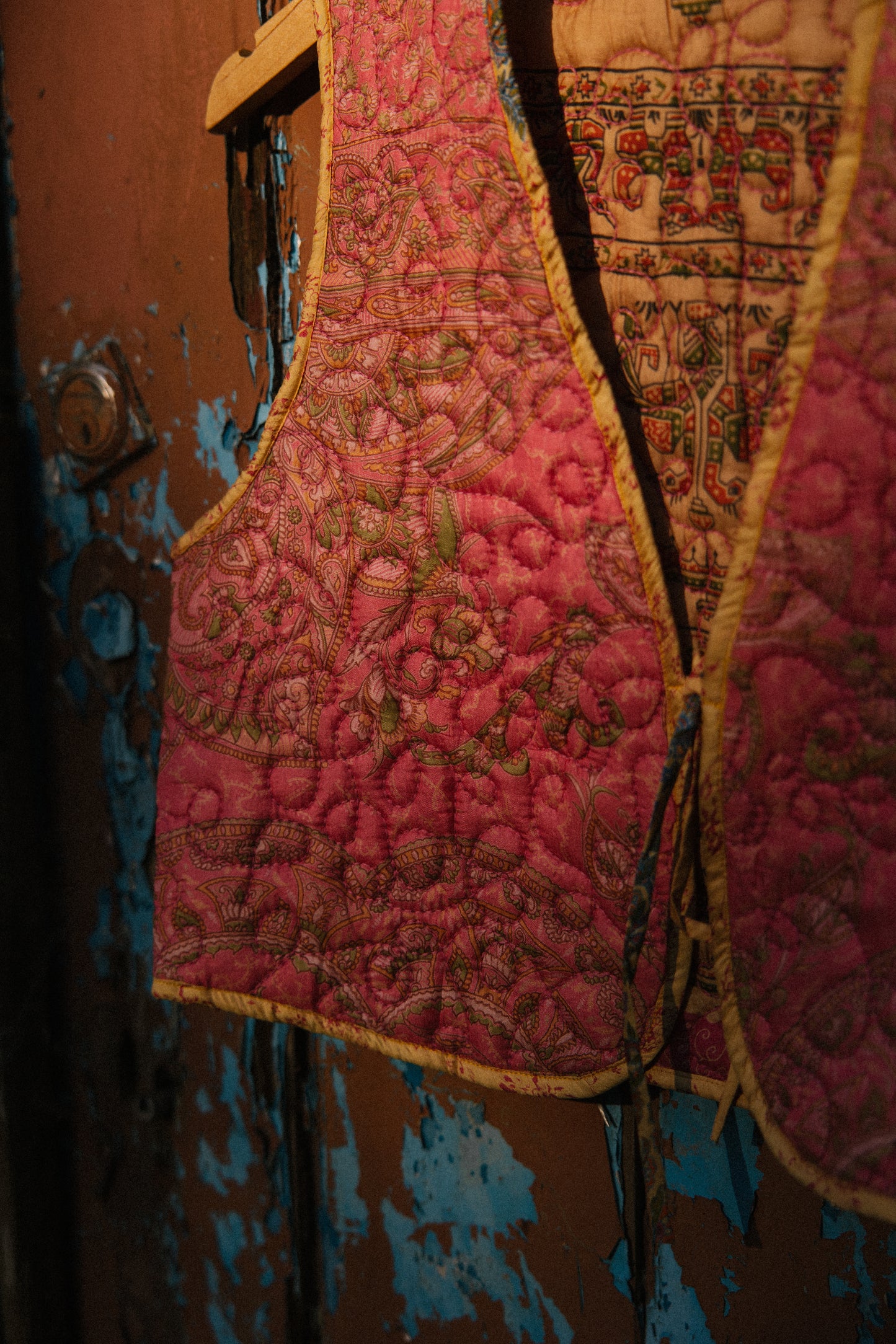 Melissa Silk Reversible Waistcoat L - 071