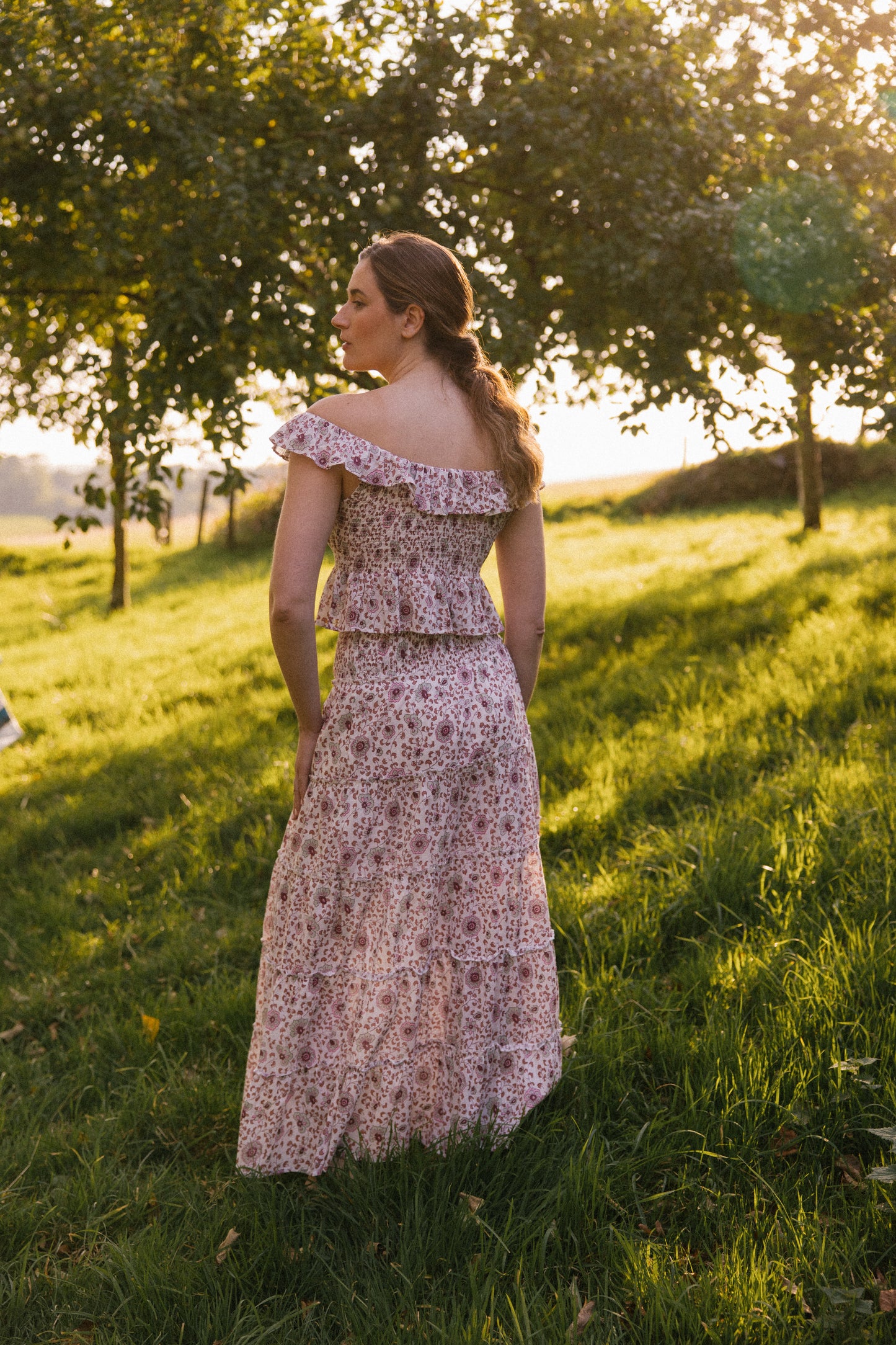 Mona Scoop Smock Top - Earth