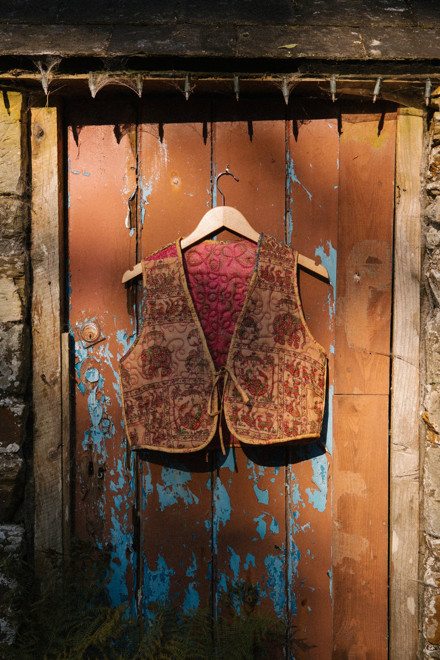 Melissa Silk Reversible Waistcoat L - 071