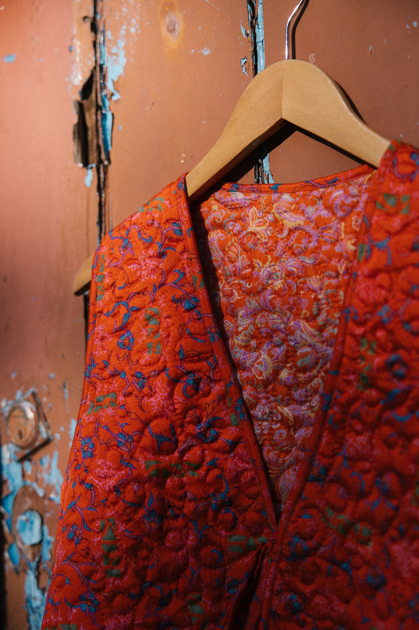 Melissa Silk Reversible Waistcoat L - 072