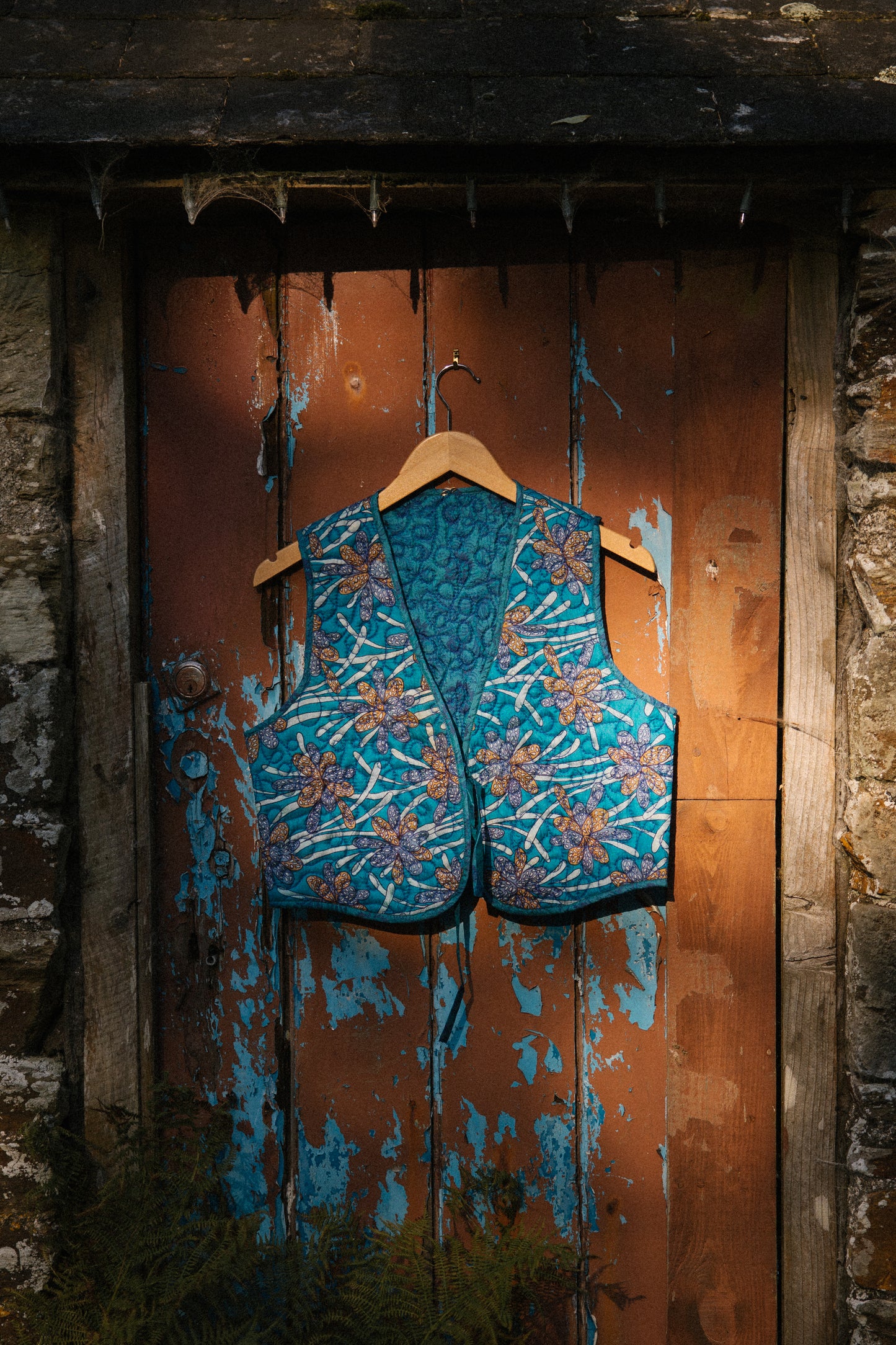 Melissa Silk Reversible Waistcoat L - 078