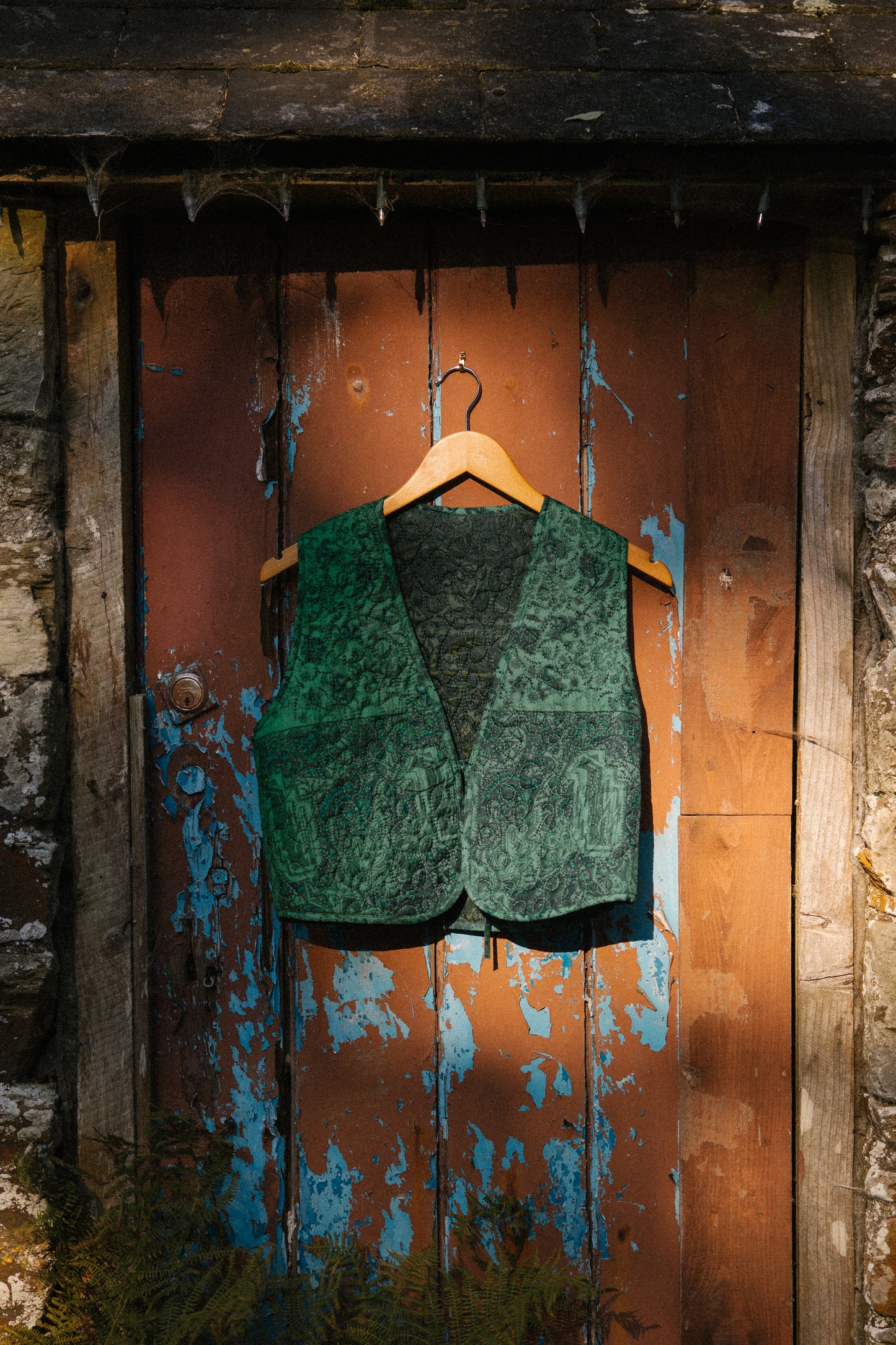 Melissa Silk Reversible Waistcoat L - 073
