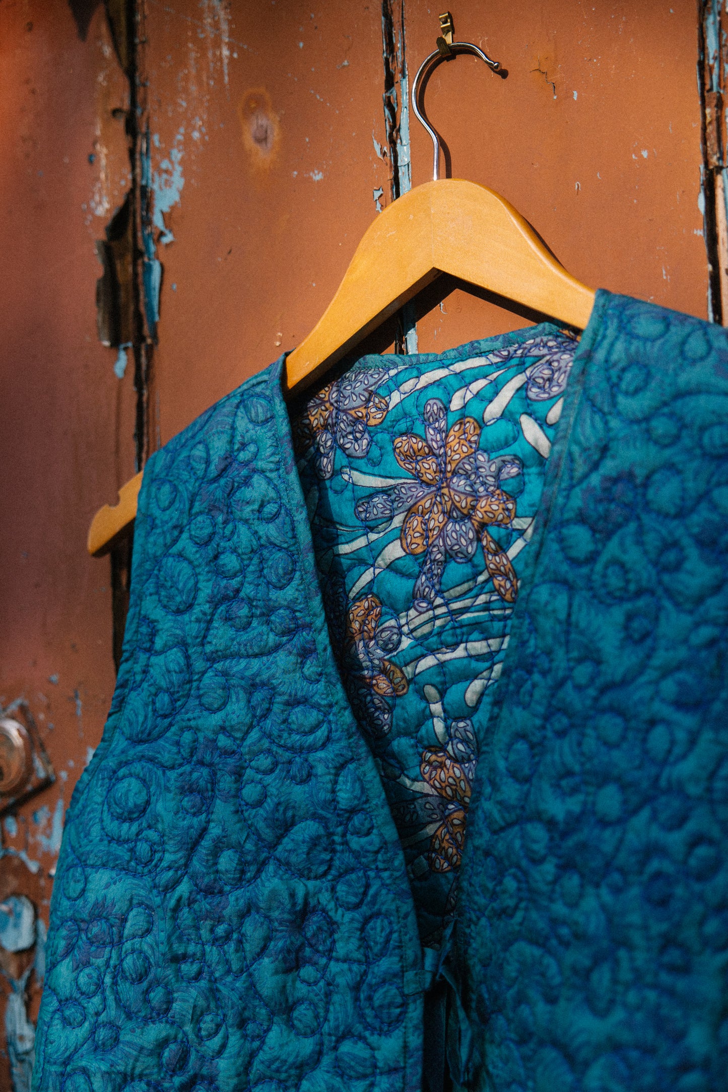 Melissa Silk Reversible Waistcoat L - 078