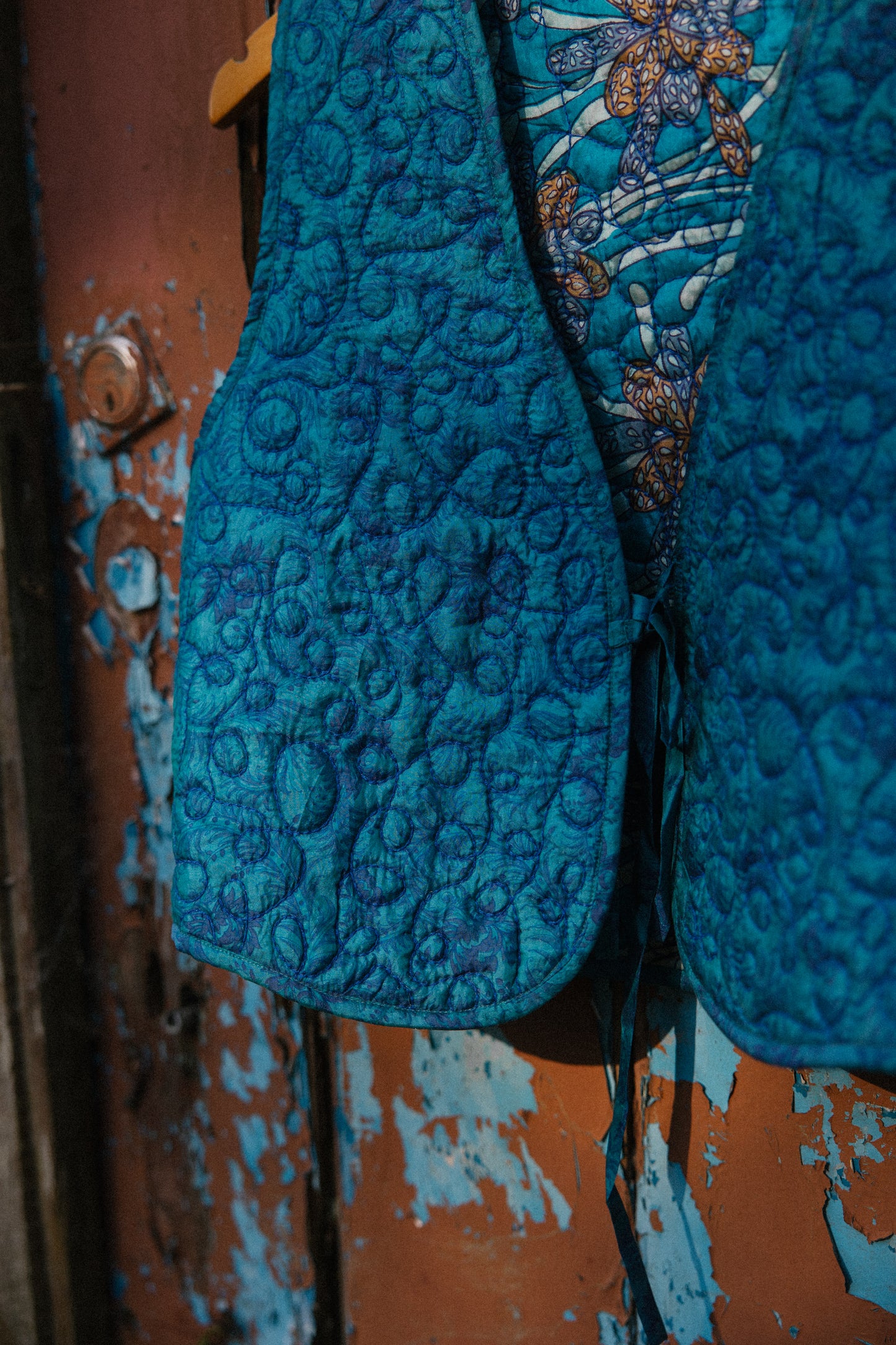 Melissa Silk Reversible Waistcoat L - 078