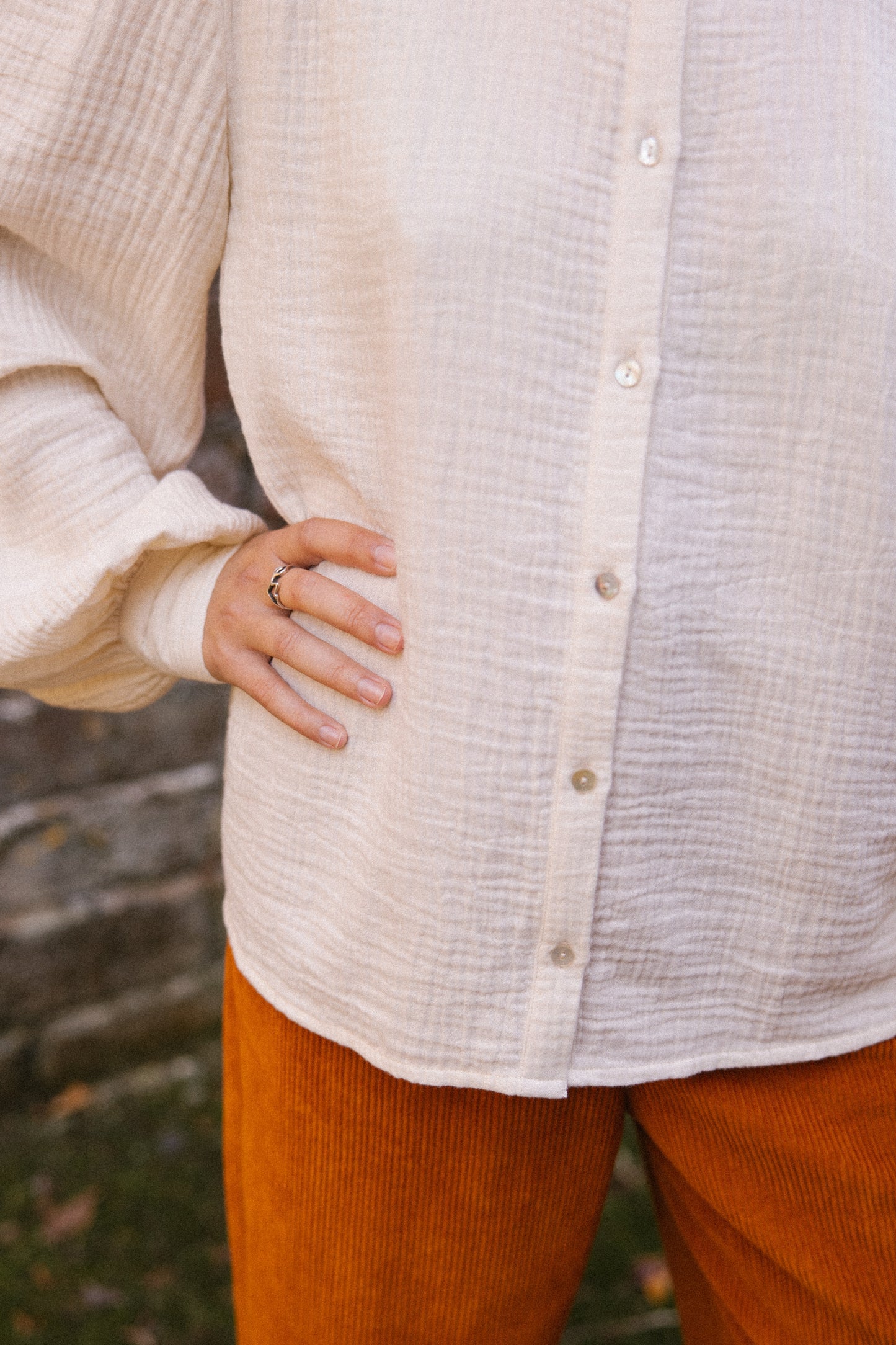 Hazel Blouse - Natural