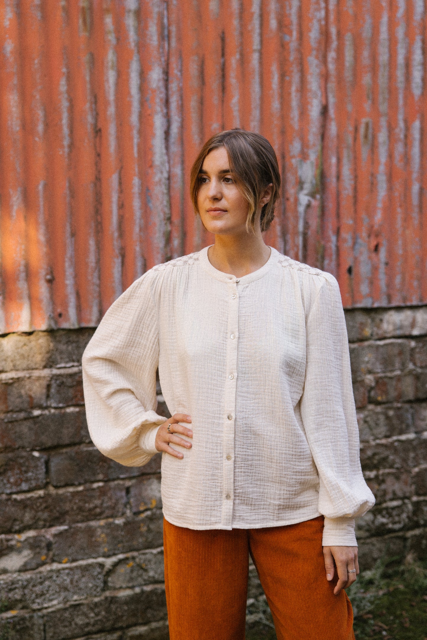 Hazel Blouse - Natural
