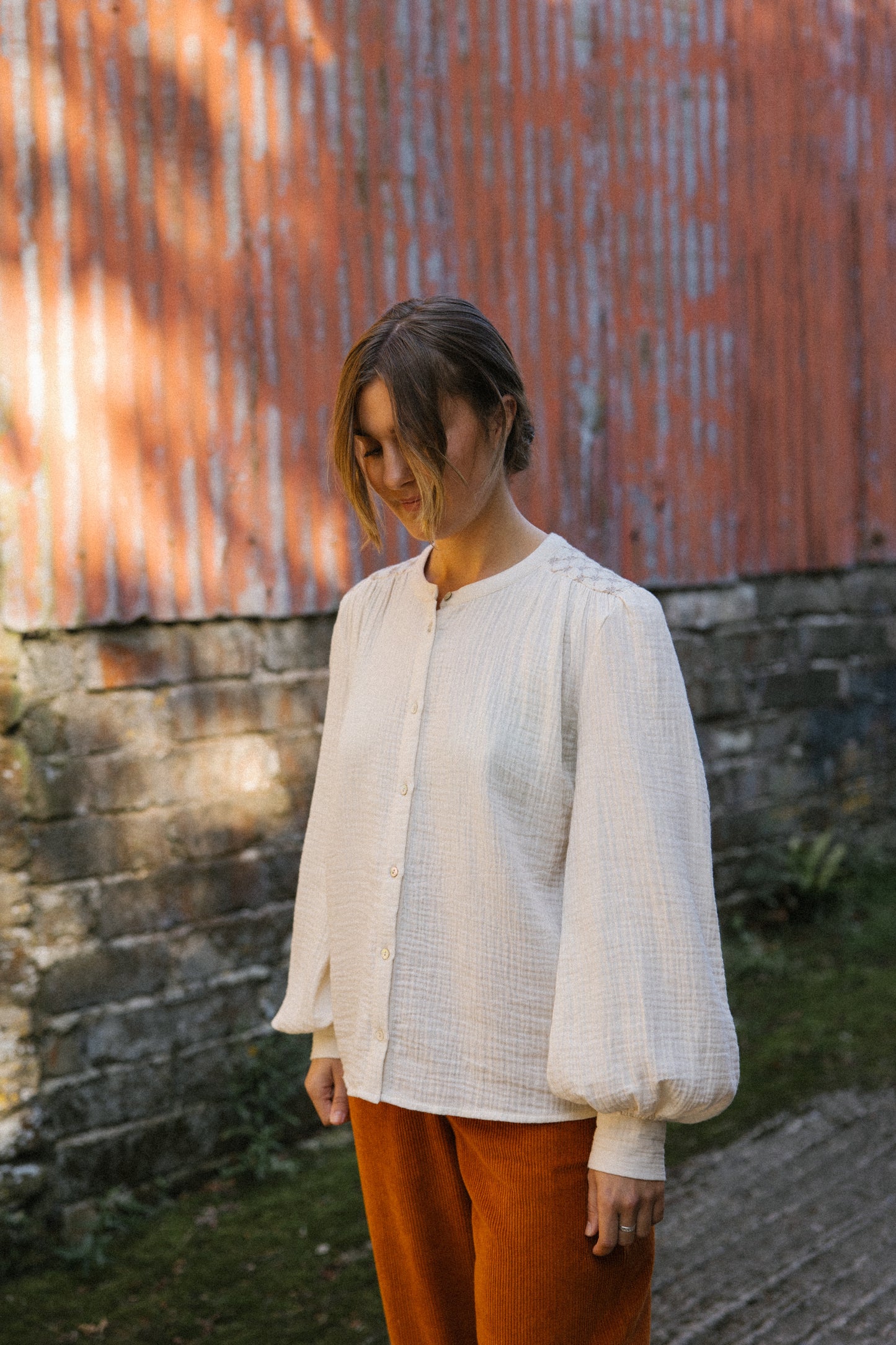 Hazel Blouse - Natural