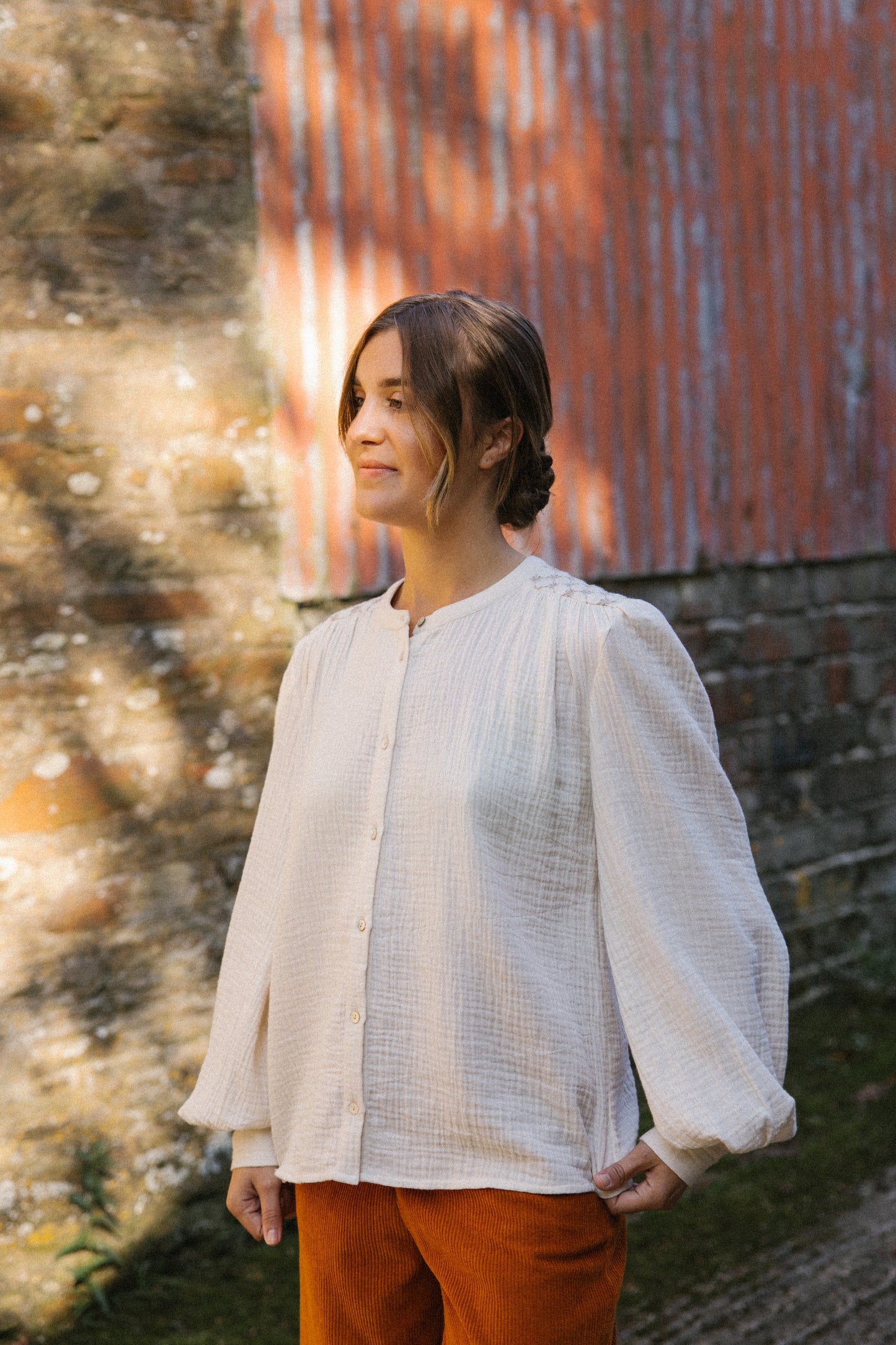 Hazel Blouse - Natural