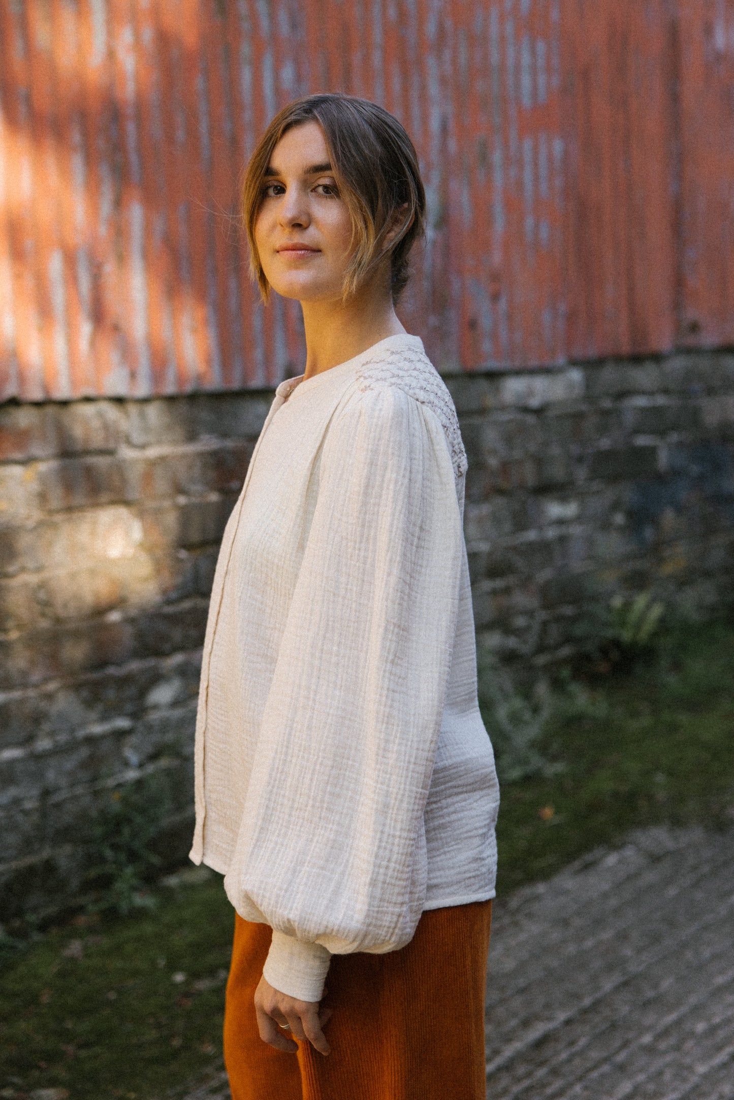 Hazel Blouse - Natural