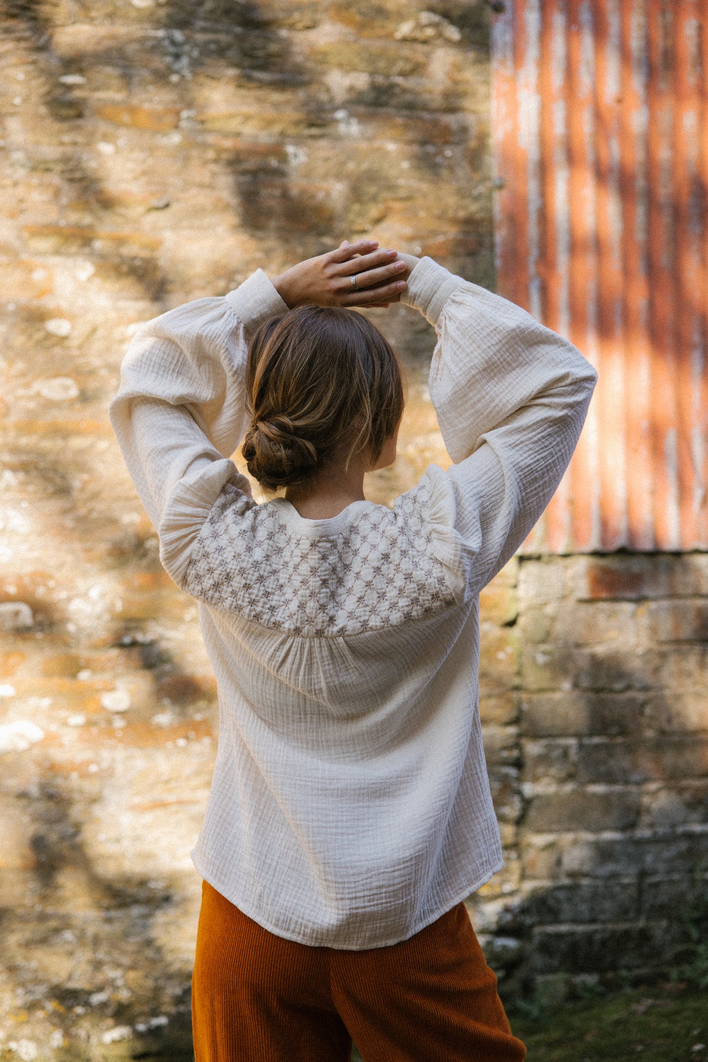 Hazel Blouse - Natural