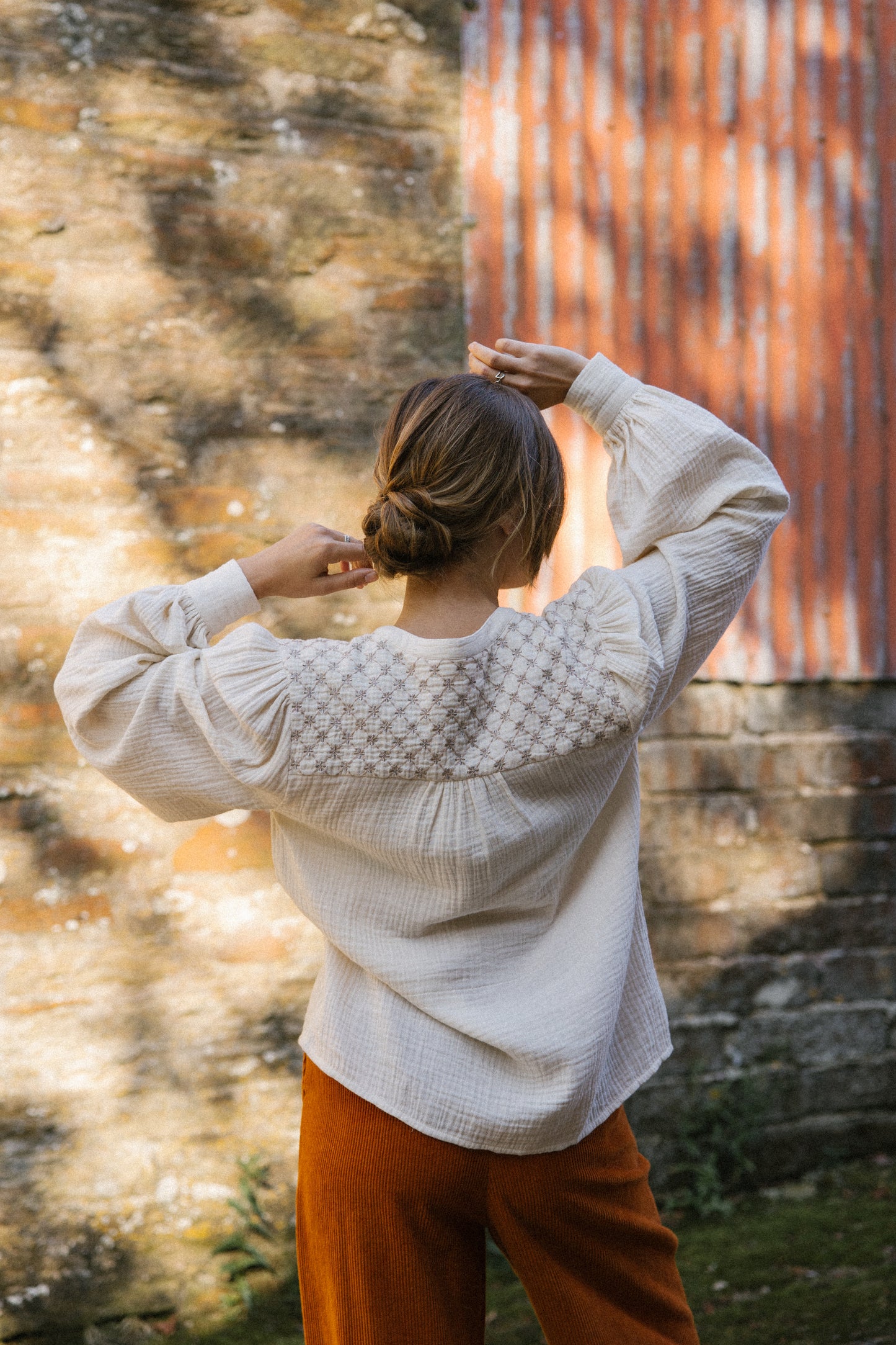 Hazel Blouse - Natural