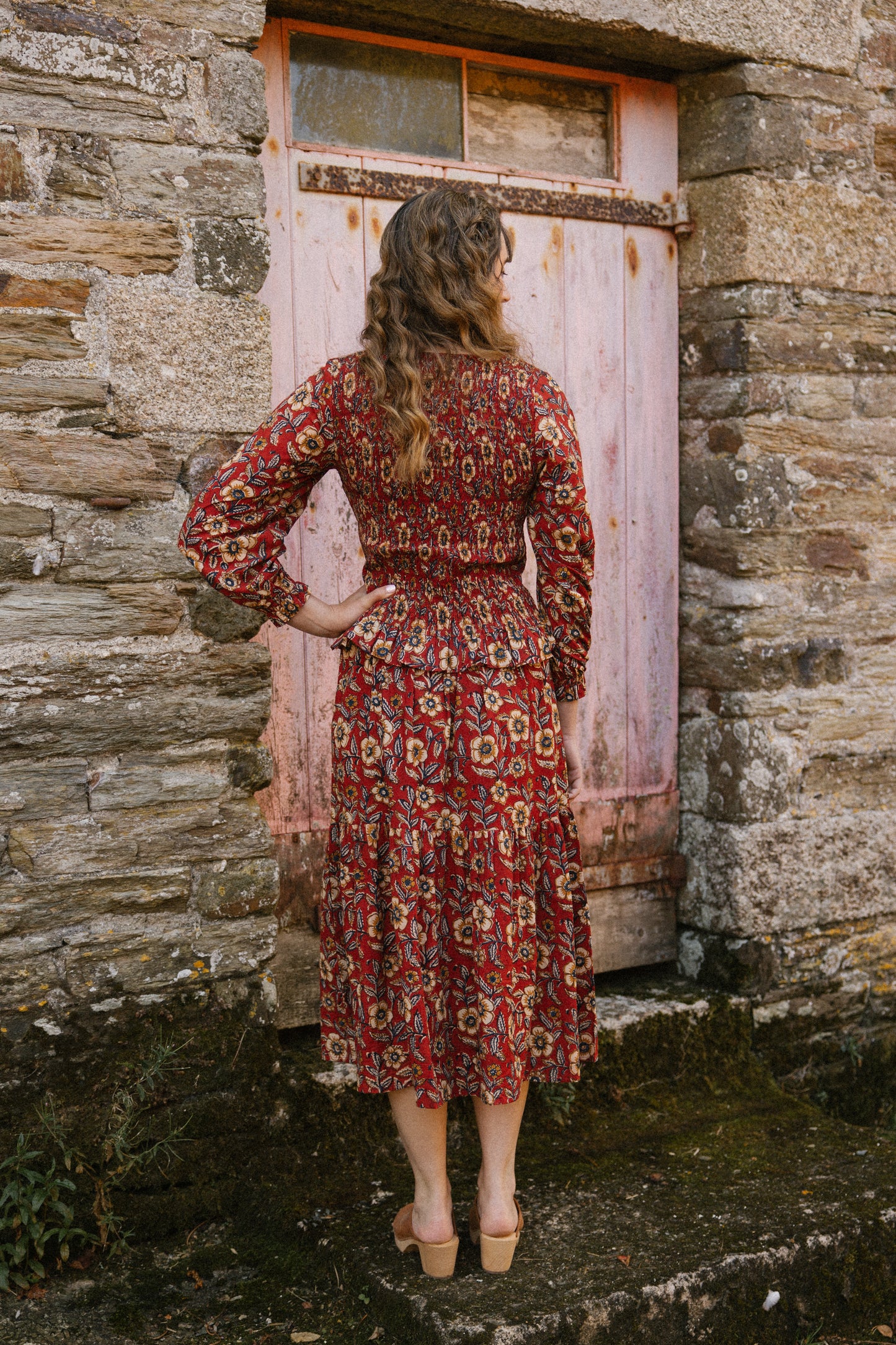 Catarina Smock Top - Autumn Flower