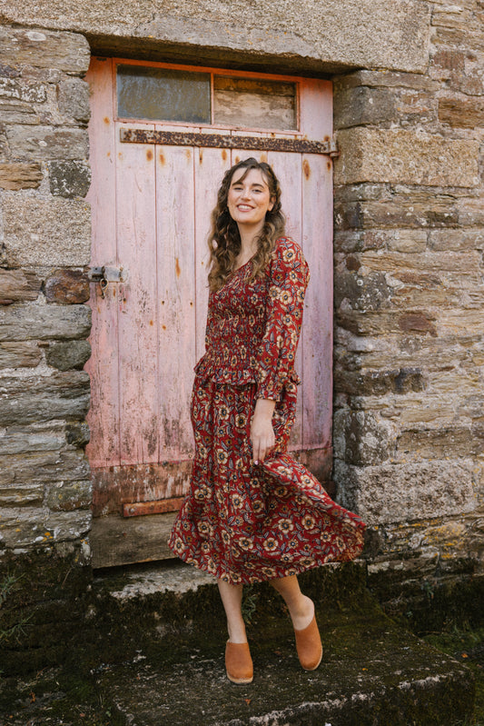 Catarina Skirt - Autumn Flower