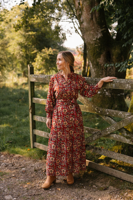 Catarina Dress - Autumn Flower