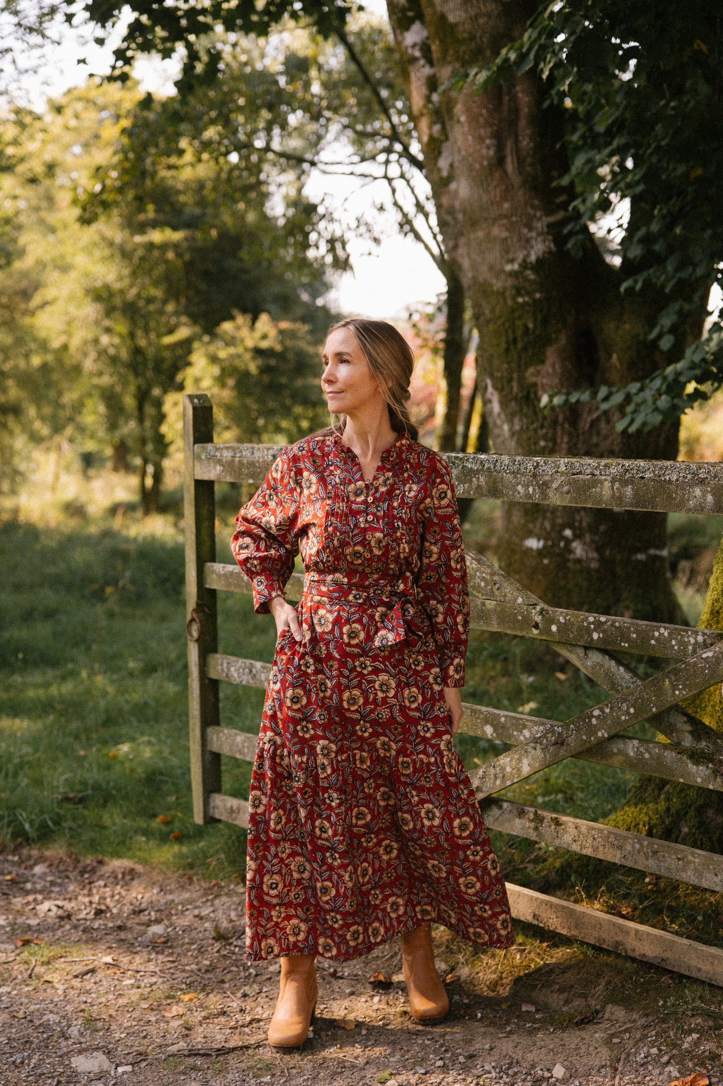 Catarina Dress - Autumn Flower