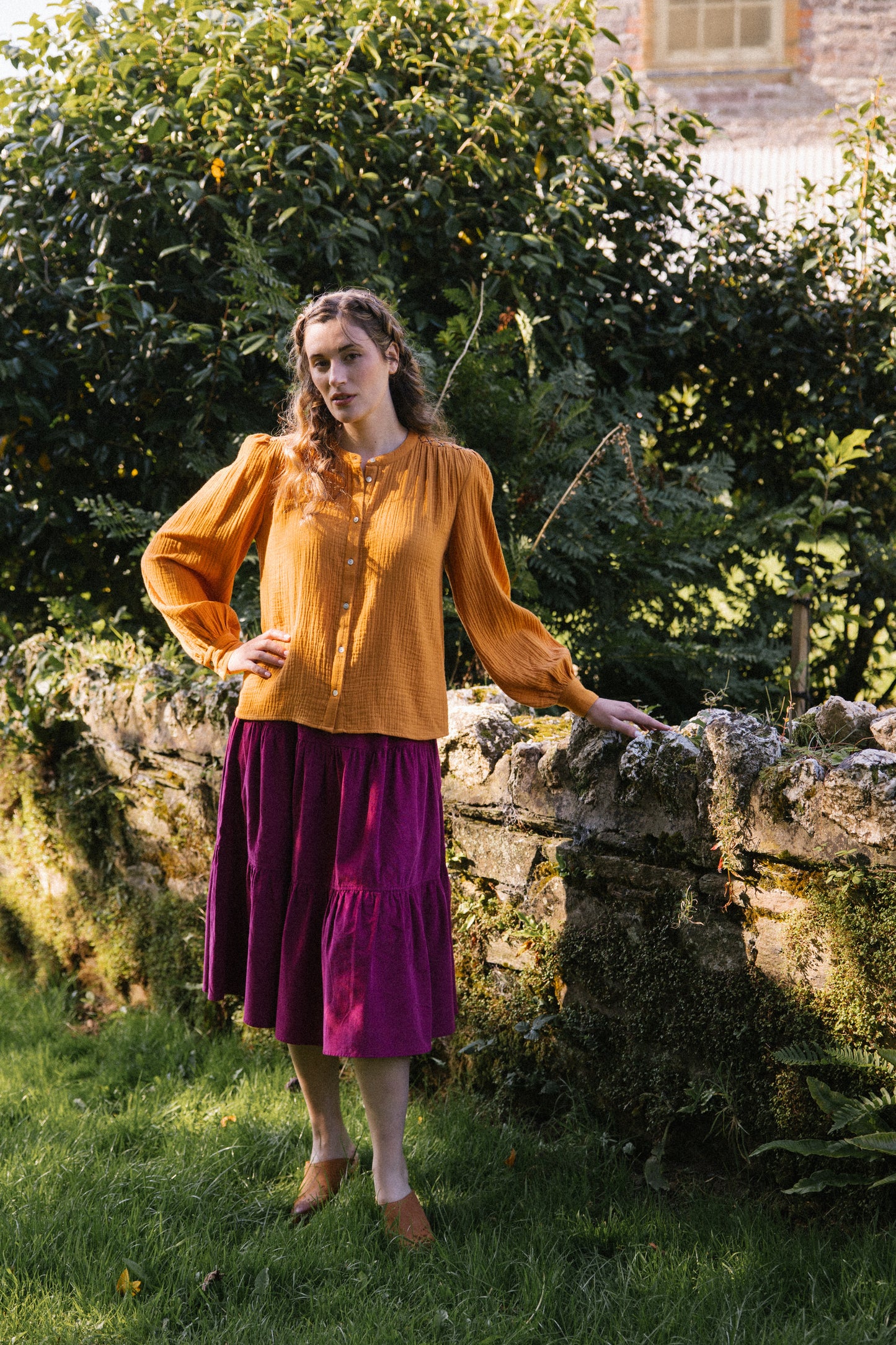 Hazel Blouse - Turmeric