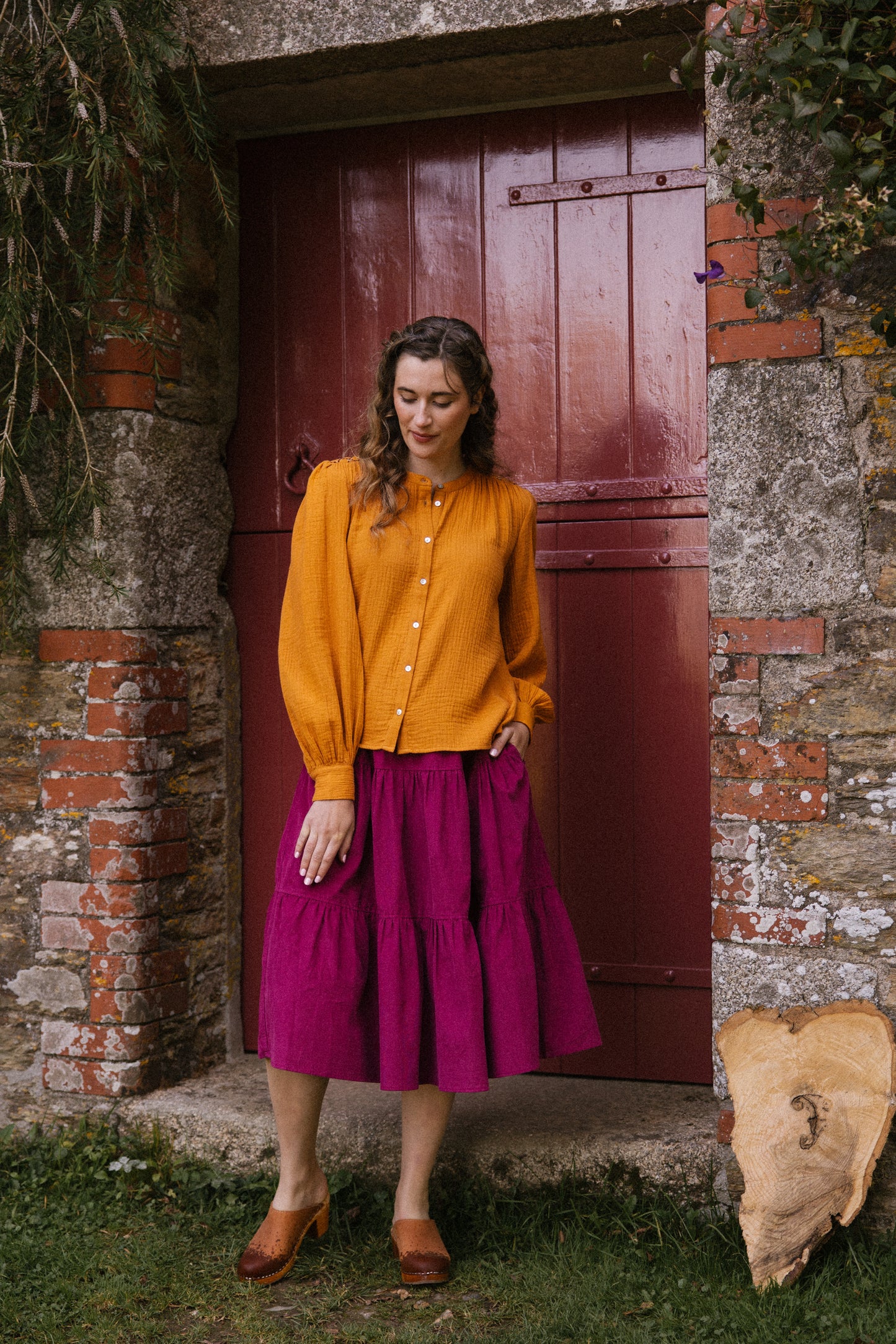 Hazel Blouse - Turmeric