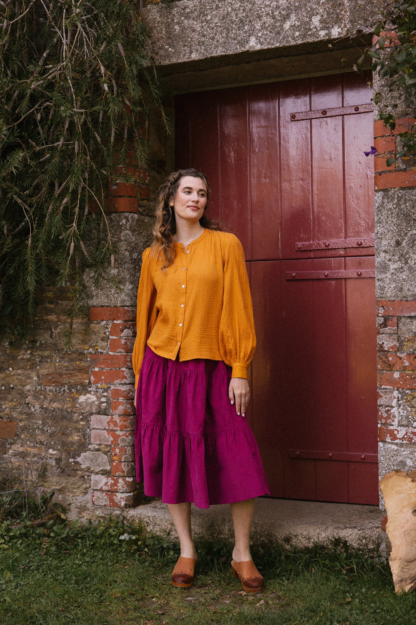Hazel Blouse - Turmeric