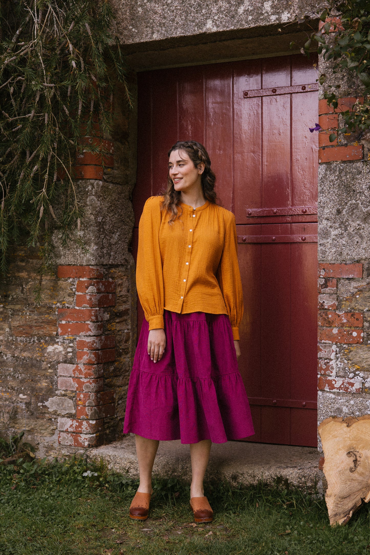Hazel Blouse - Turmeric