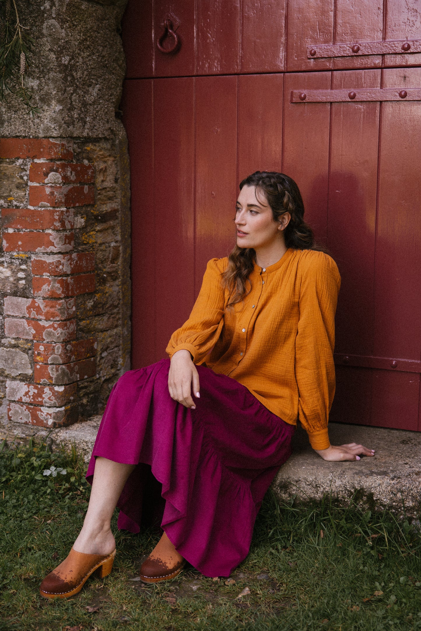 Hazel Blouse - Turmeric