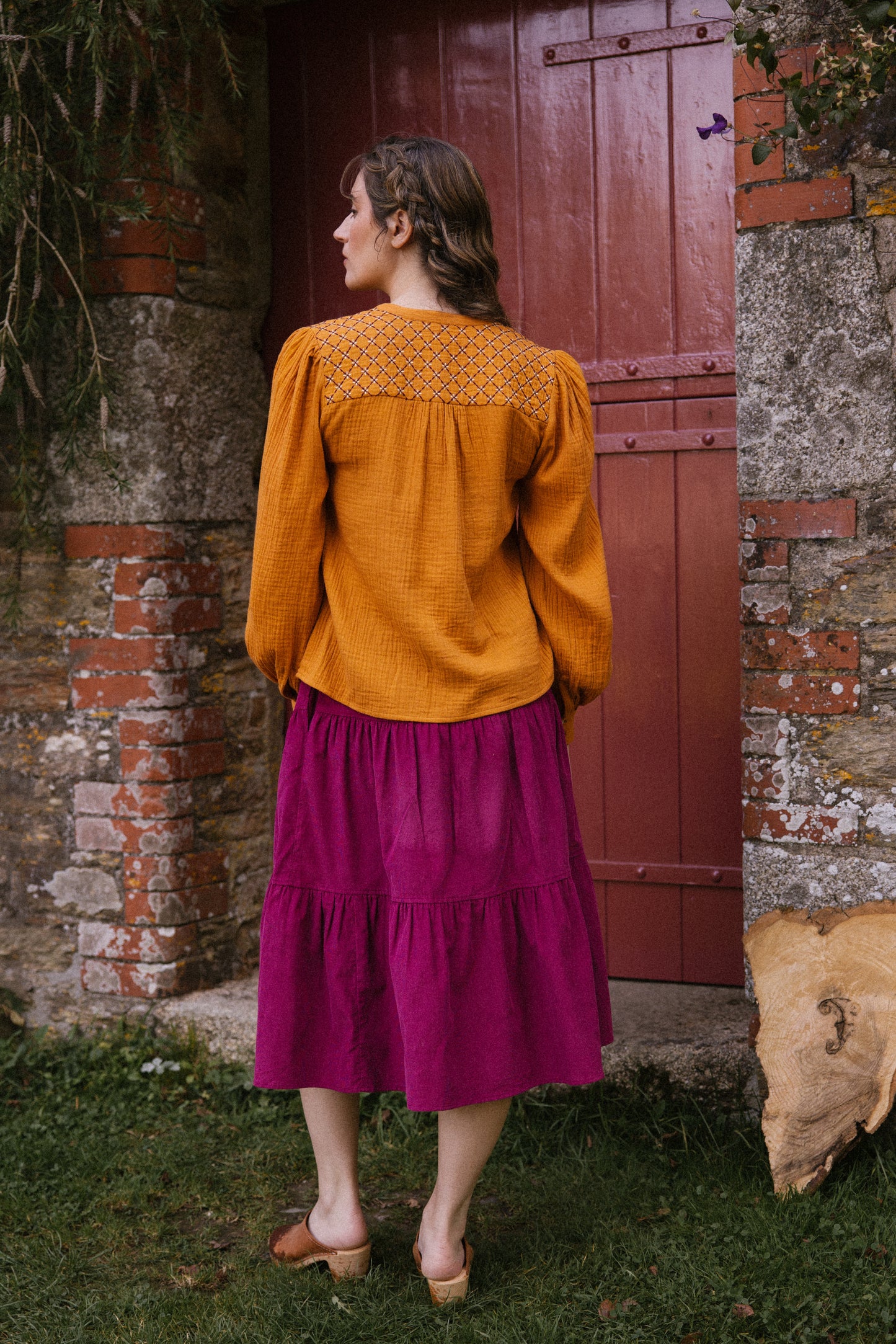 Hazel Blouse - Turmeric