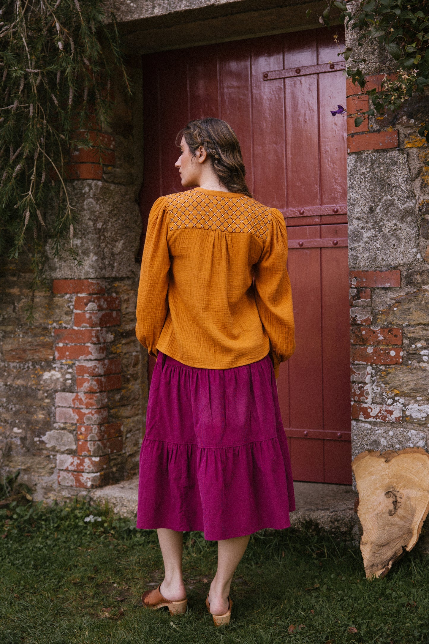 Hazel Blouse - Turmeric