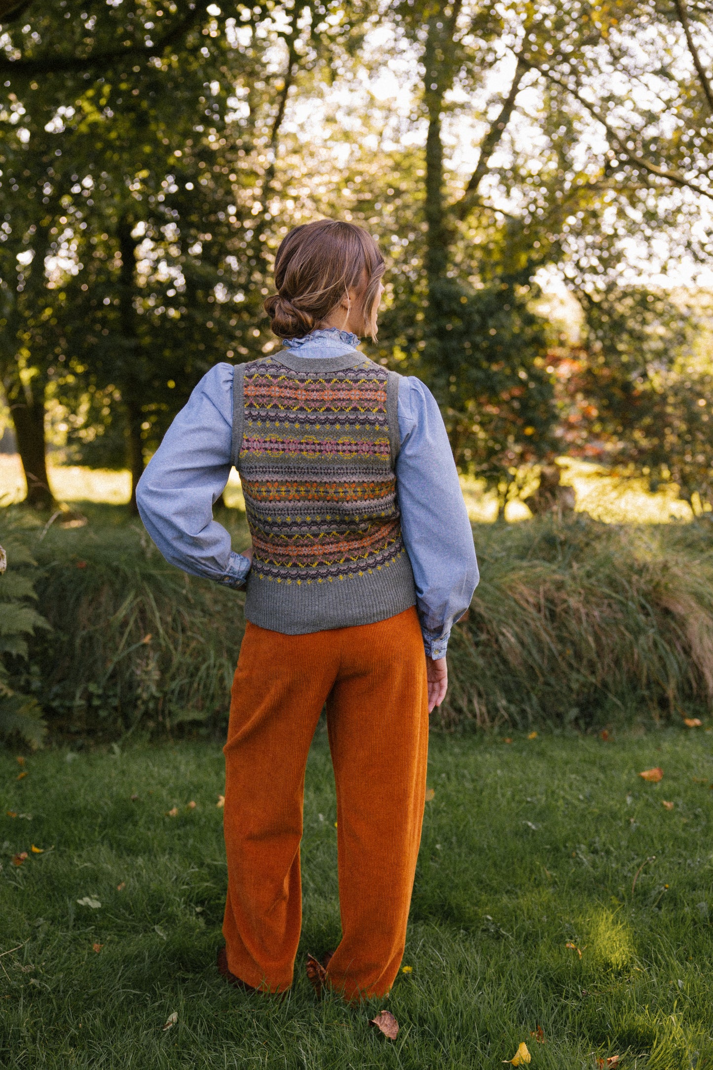 Kinross Waistcoat in Agate